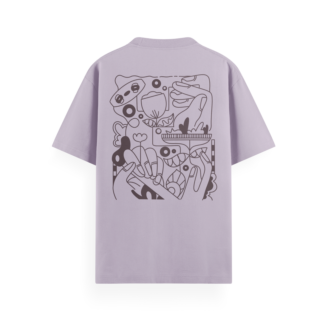 Kite Line Art T-Shirt Basic