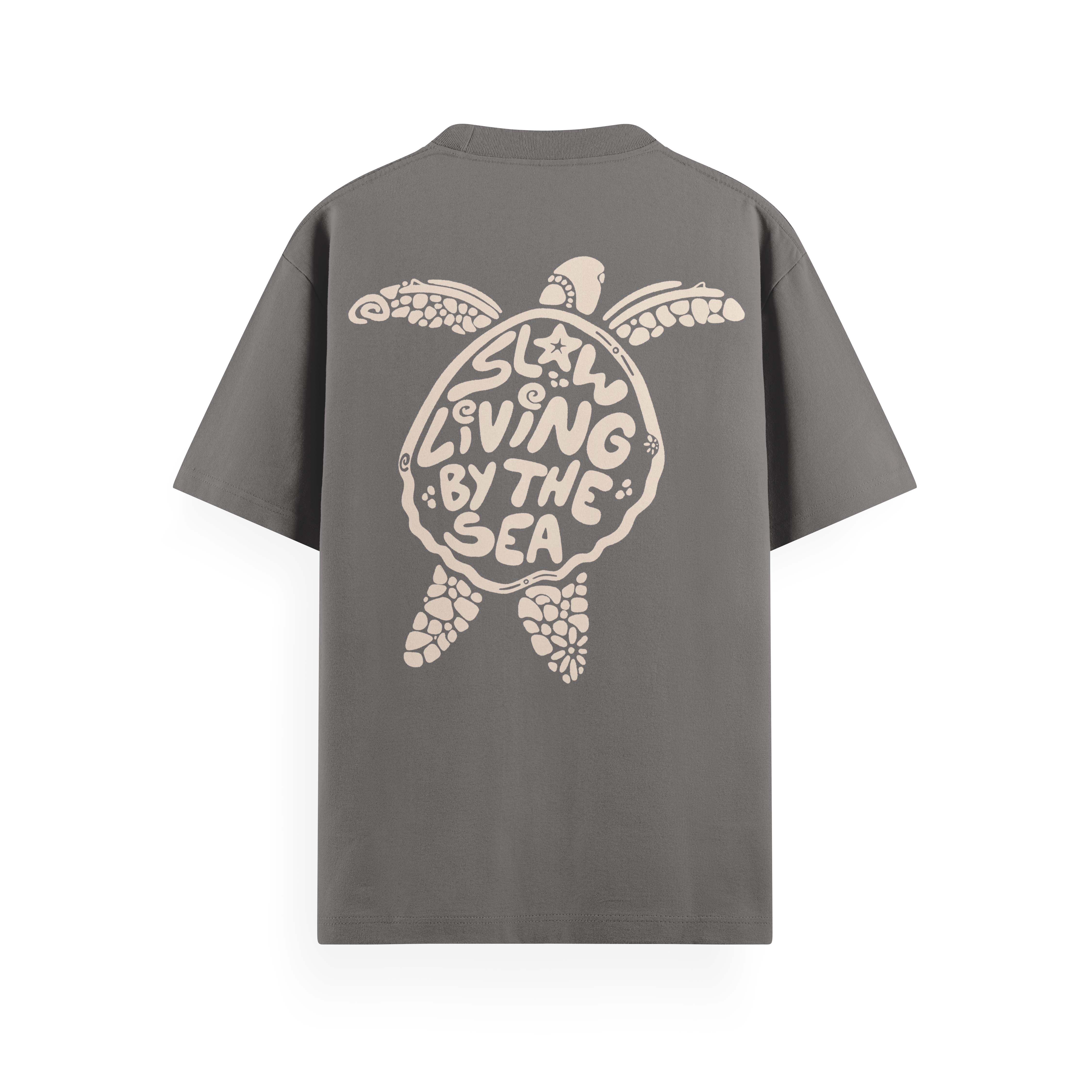 Slow Living By The Sea Basic T-Shirt