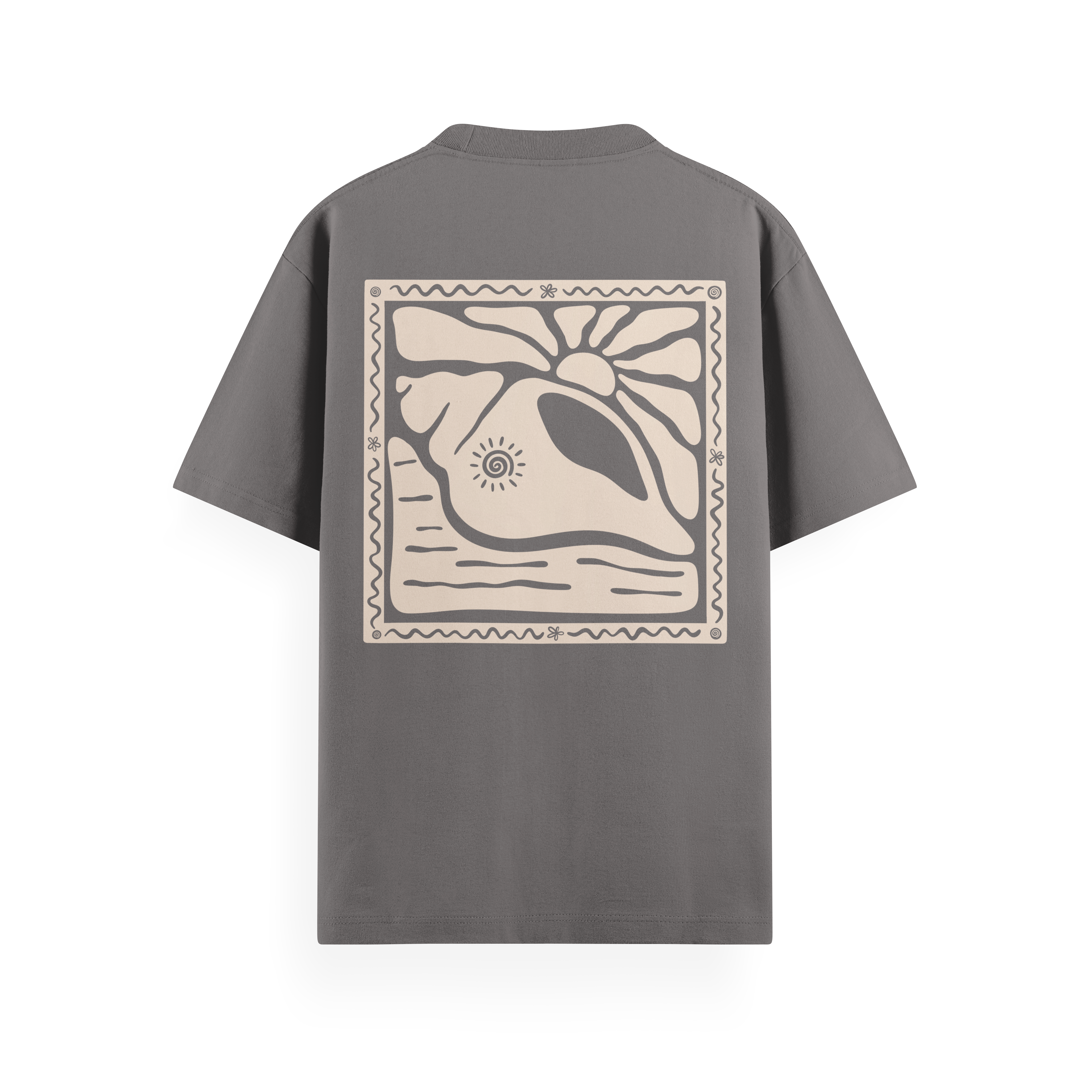 Sunny Seashell Basic T-Shirt