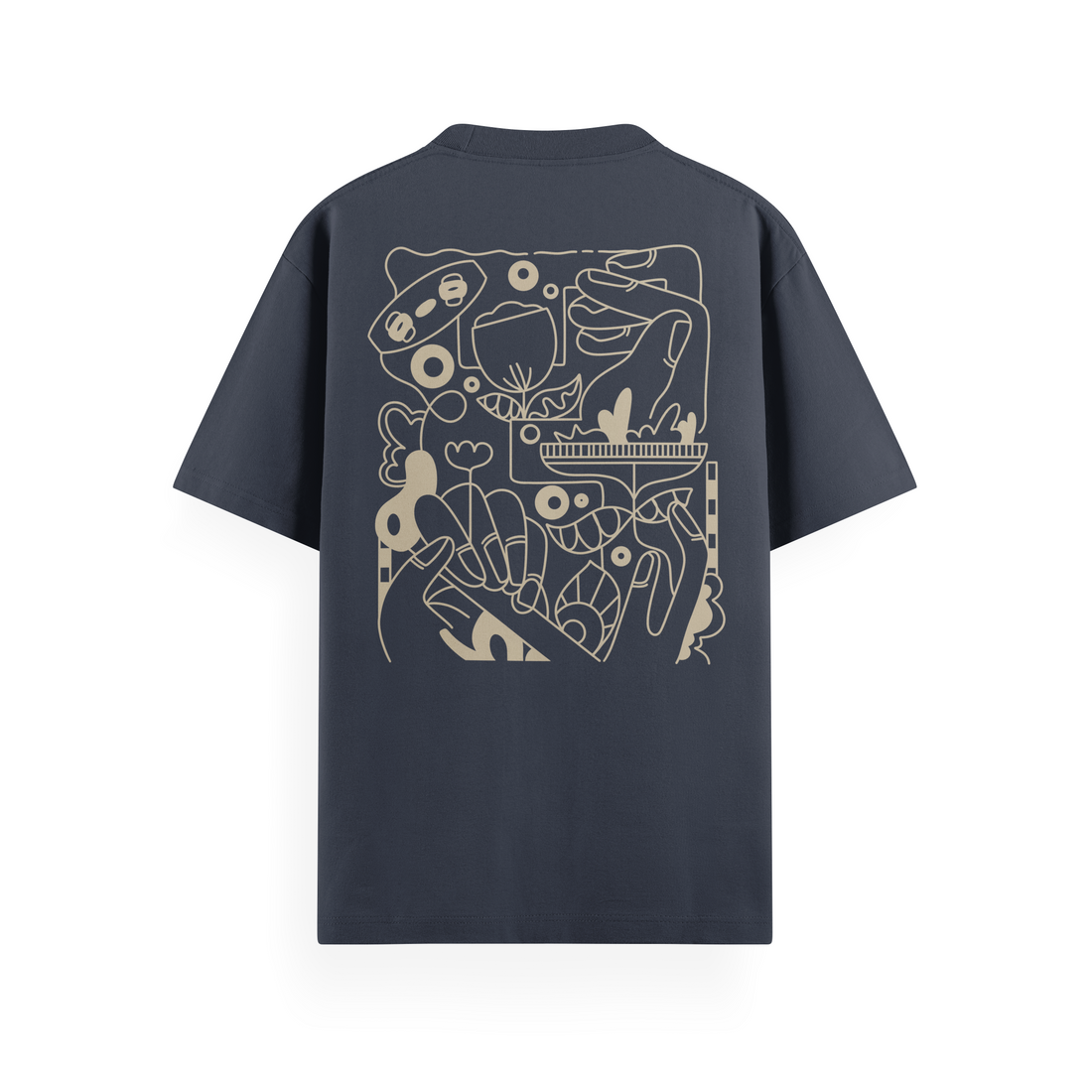 Kite Line Art T-Shirt Basic