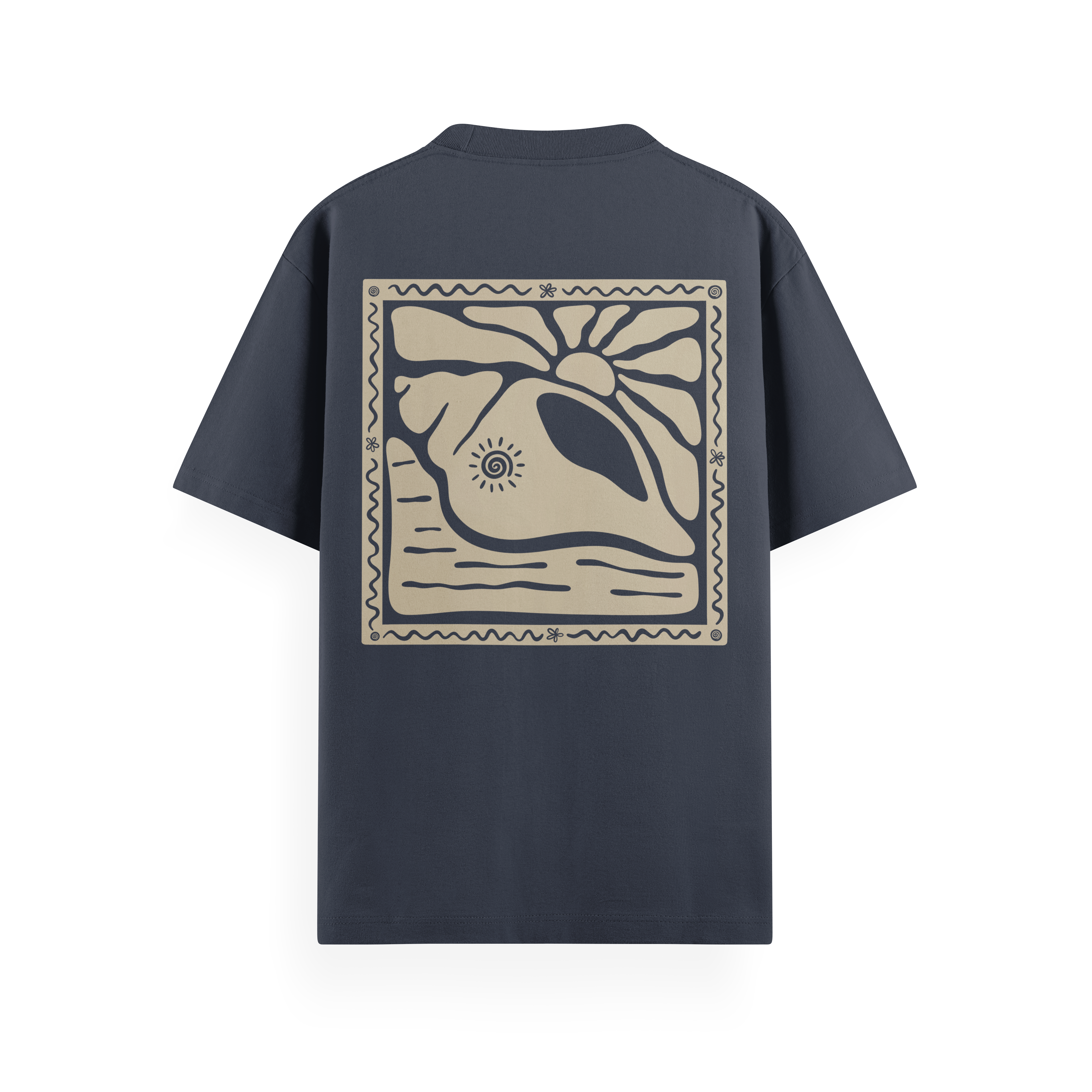 Sunny Seashell Basic T-Shirt