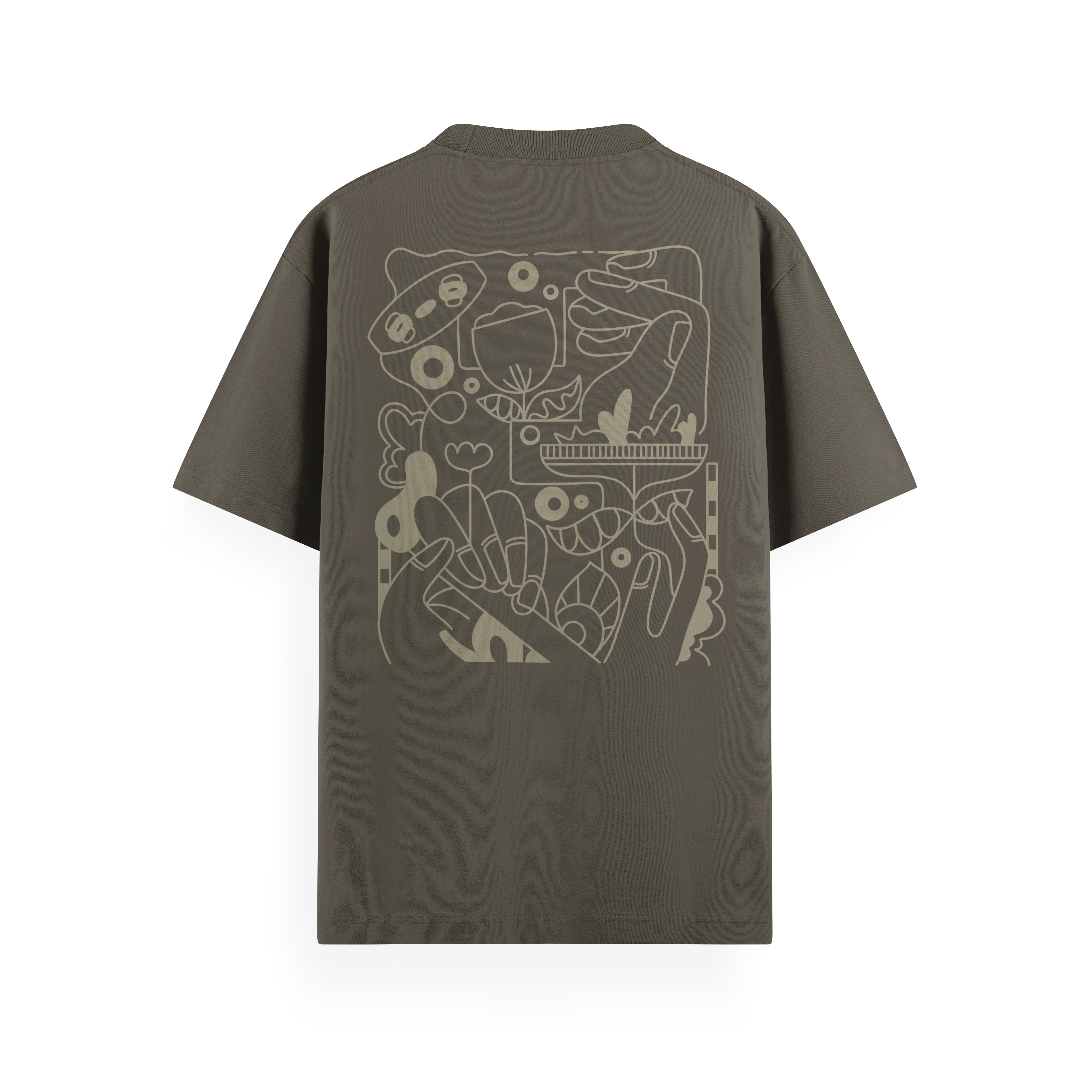 Kite Line Art T-Shirt Basic