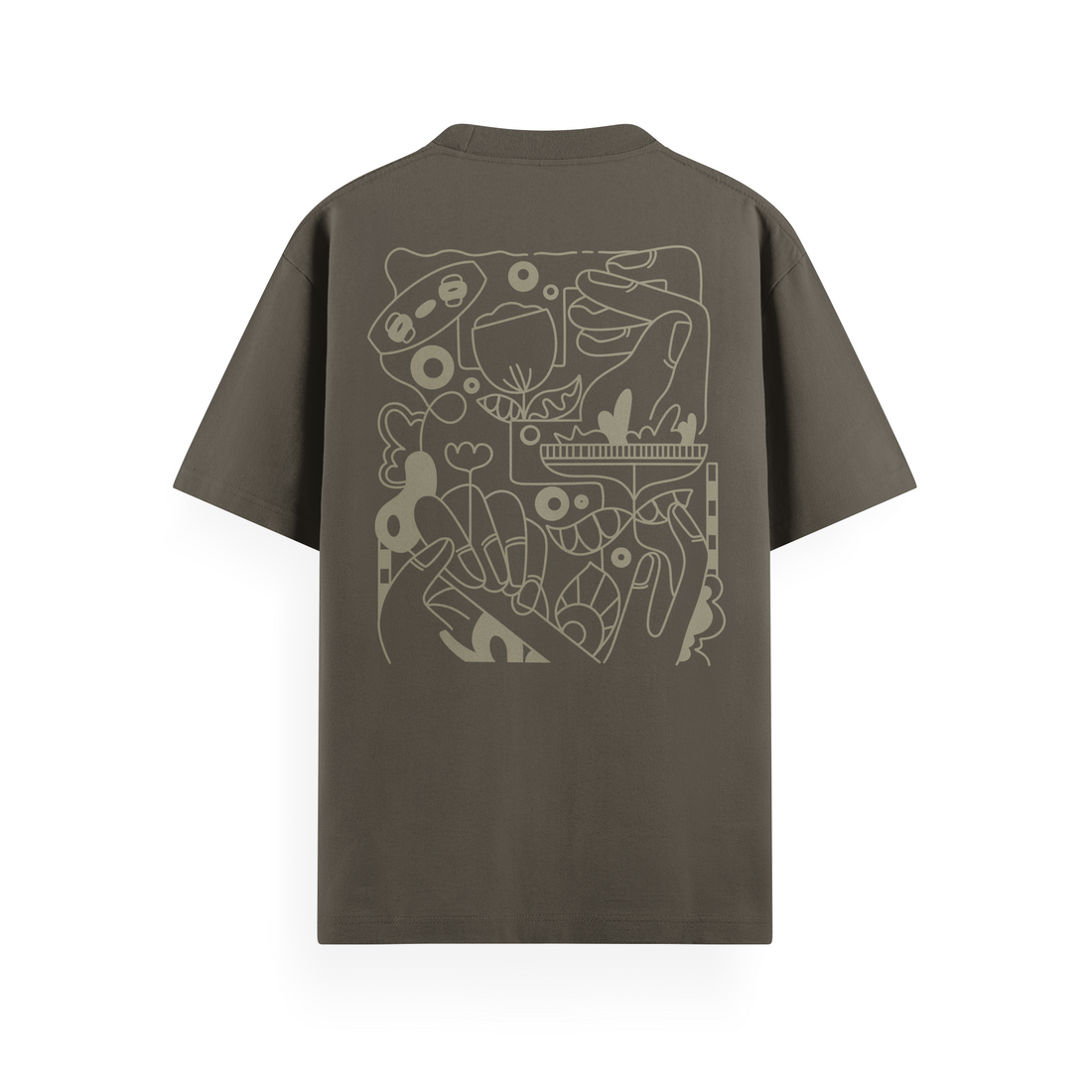 Kite Line Art T-Shirt Basic