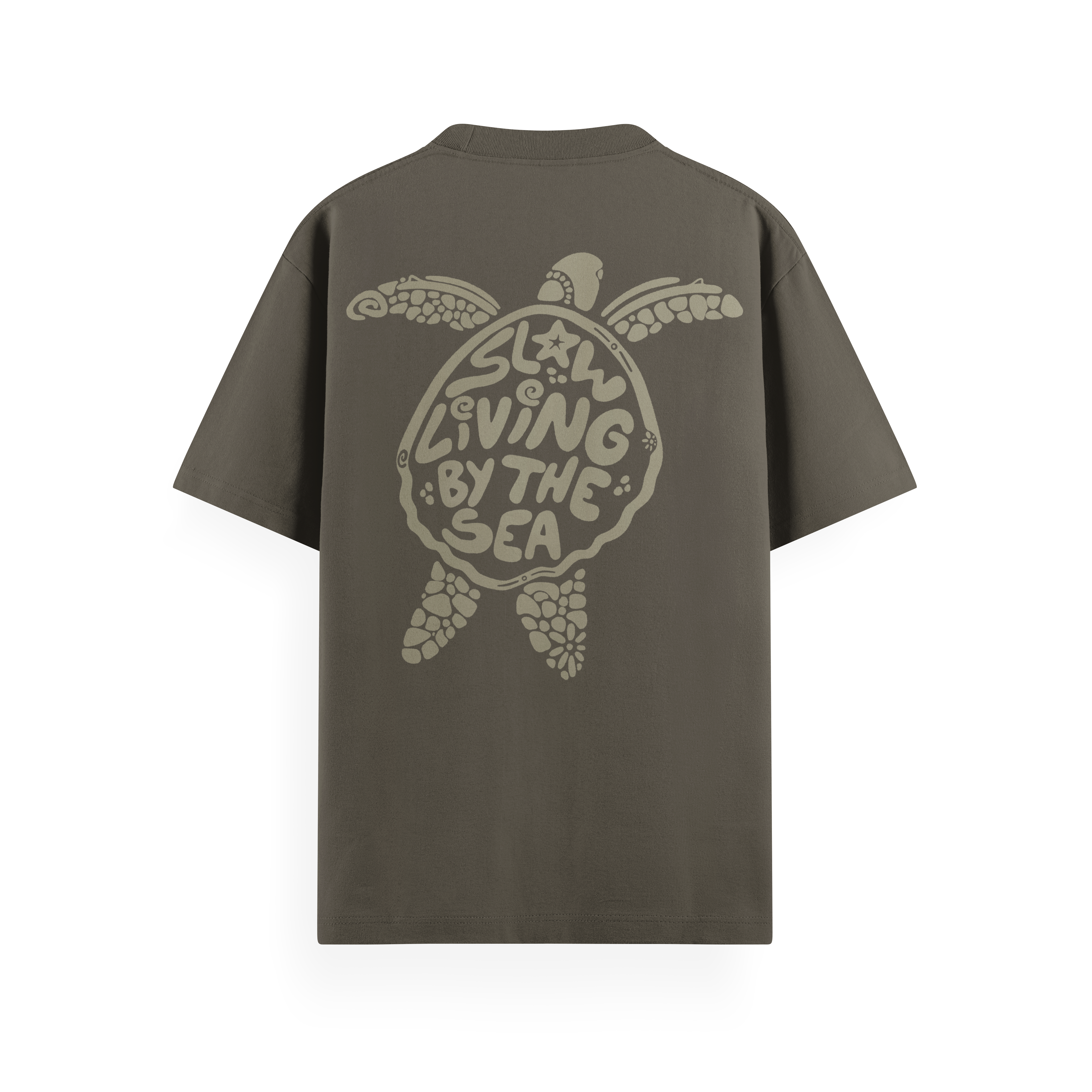 Slow Living By The Sea Basic T-Shirt