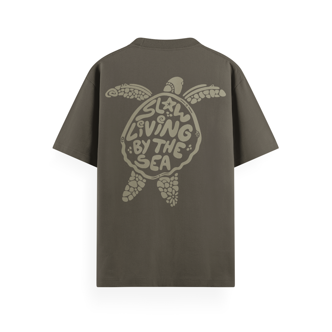 Slow Living By The Sea Basic T-Shirt