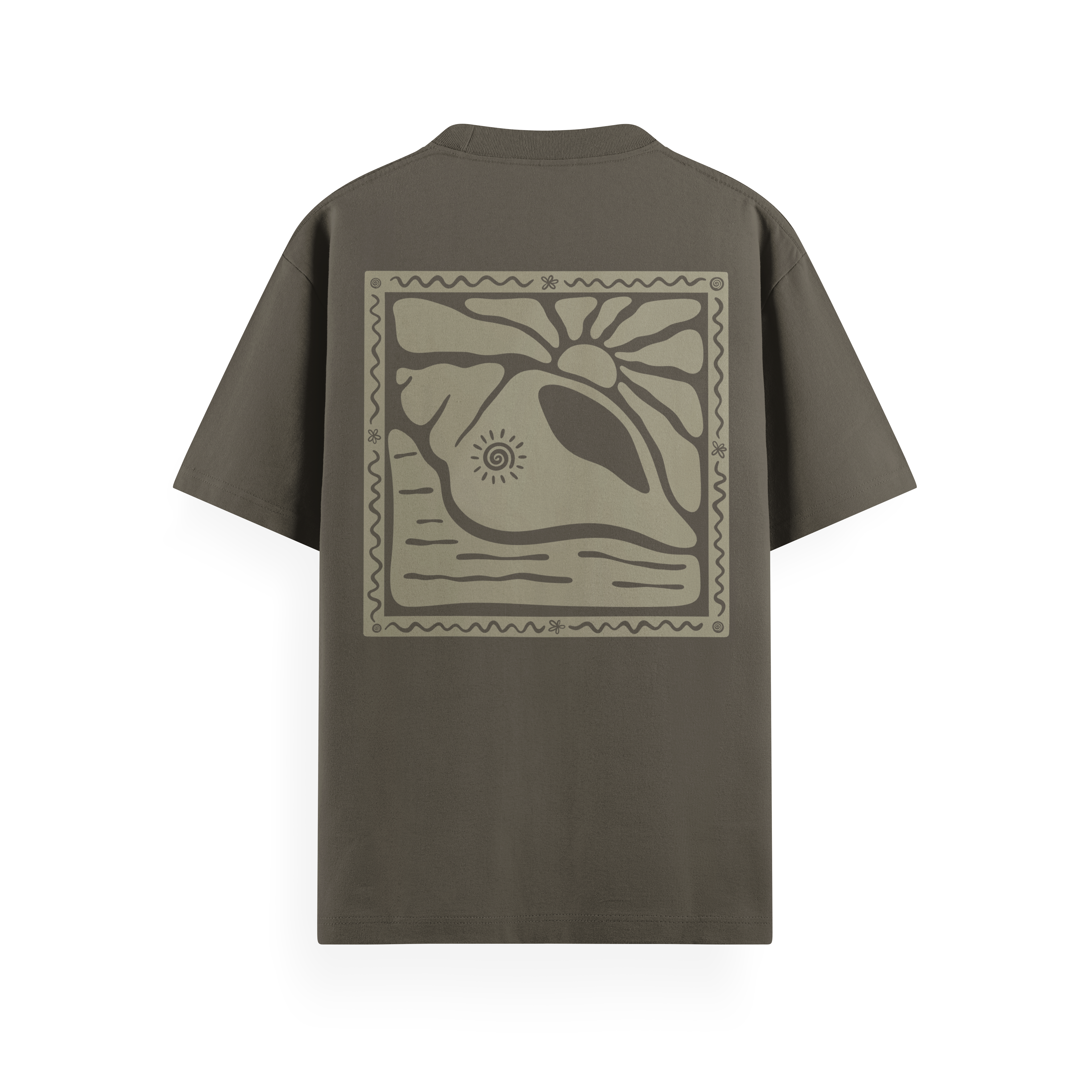Sunny Seashell Basic T-Shirt