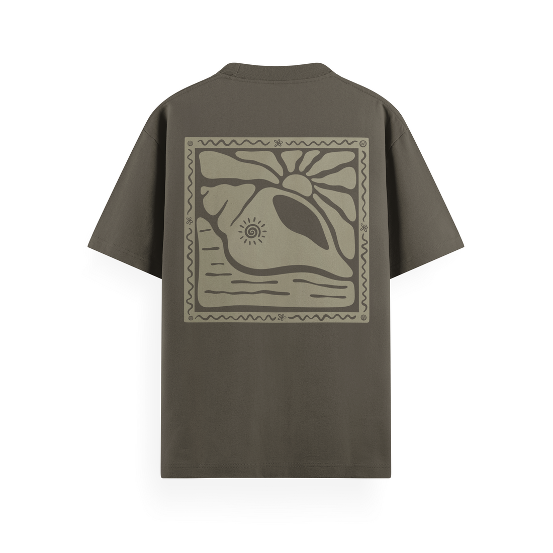 Sunny Seashell Basic T-Shirt