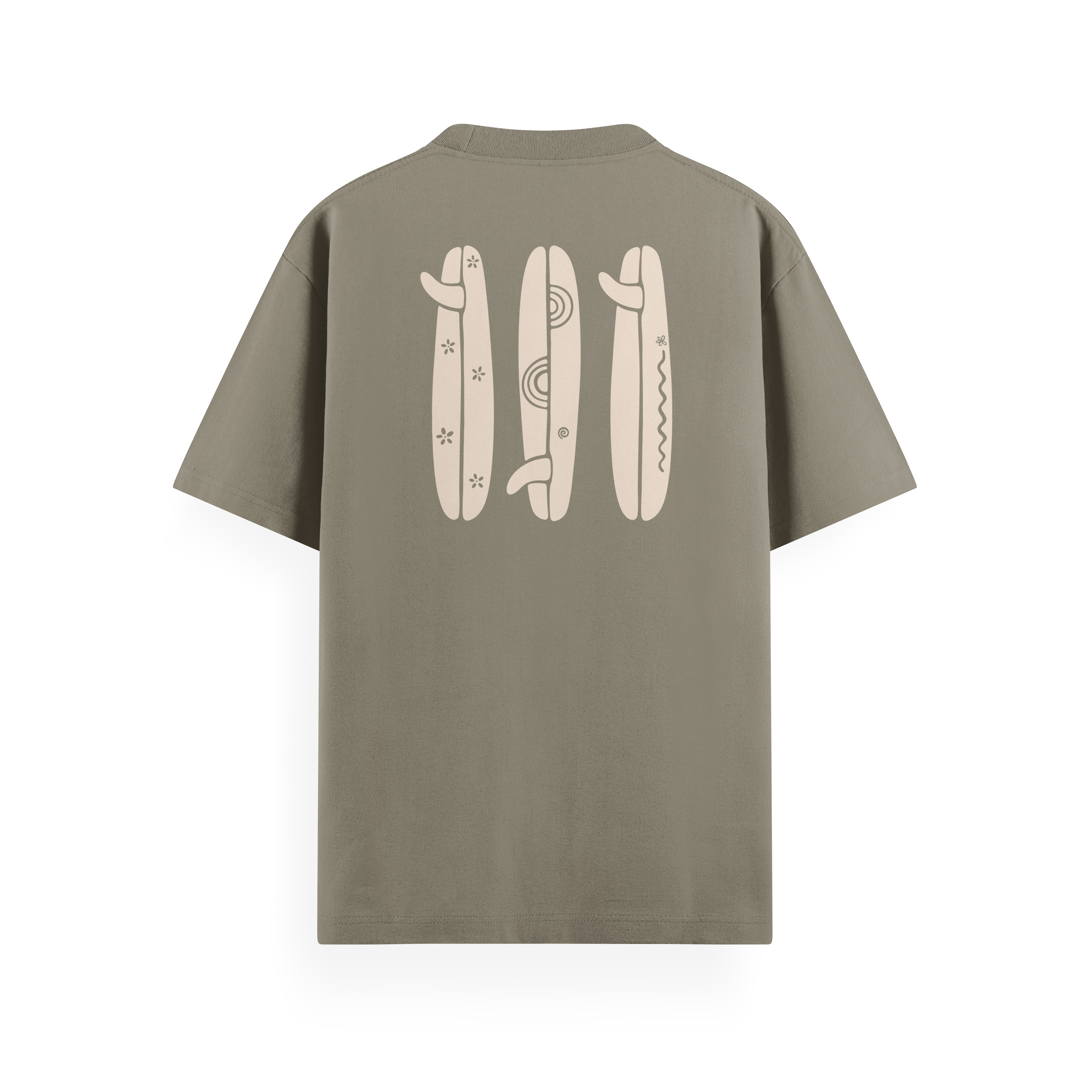 Boho Surfboard T-Shirt Basic