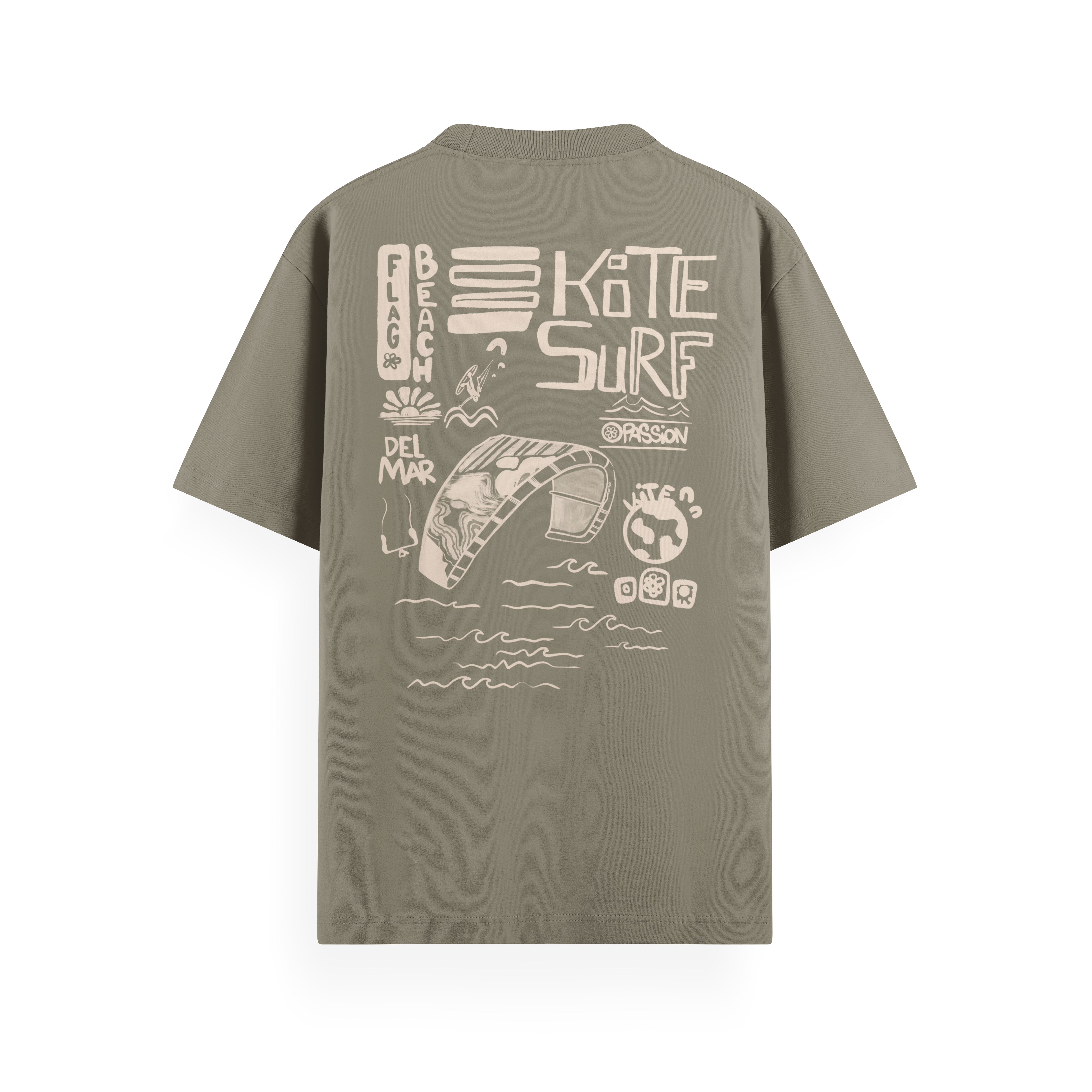 Flag Beach T-Shirt Basic