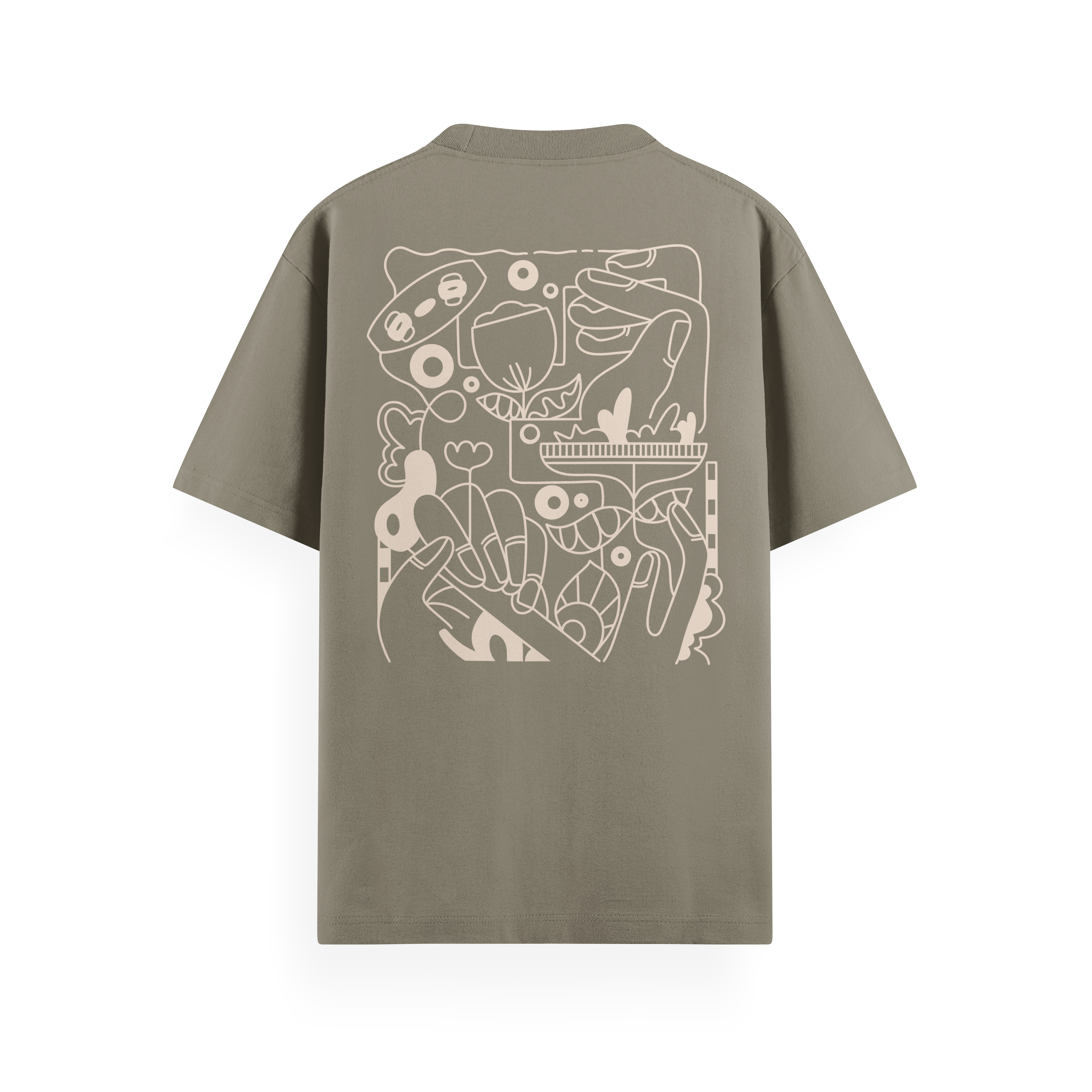 Kite Line Art T-Shirt Basic