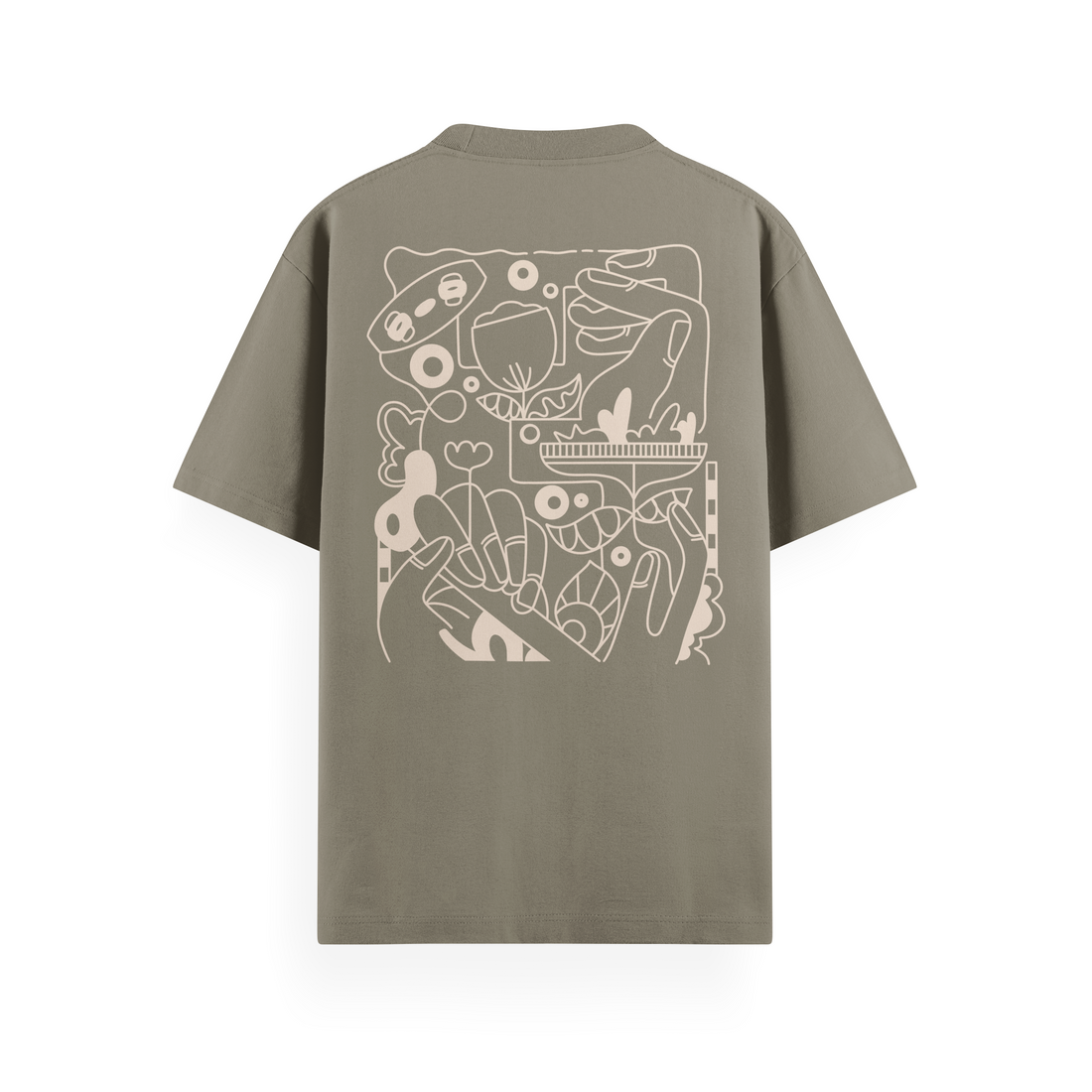 Kite Line Art T-Shirt Basic