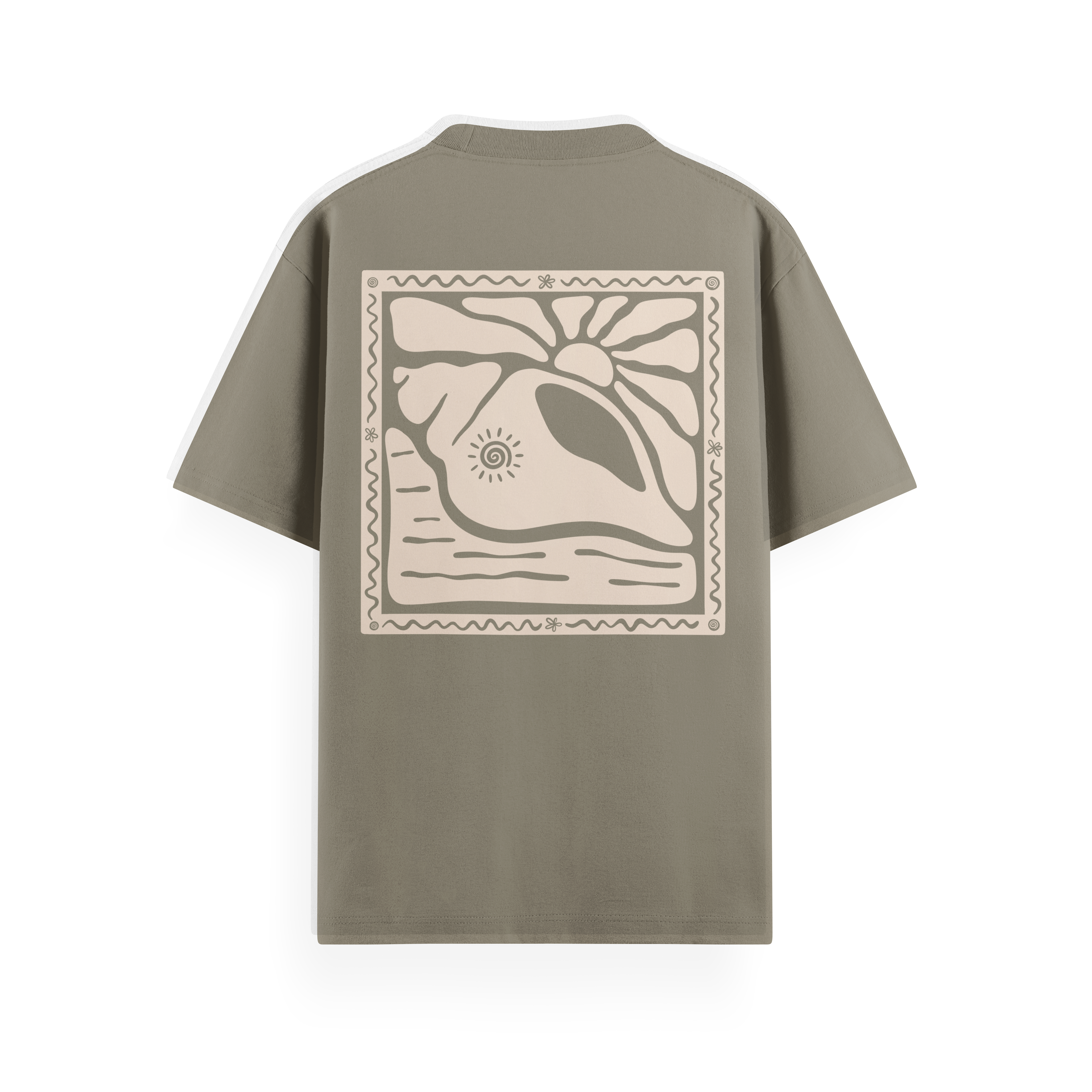 Sunny Seashell Basic T-Shirt