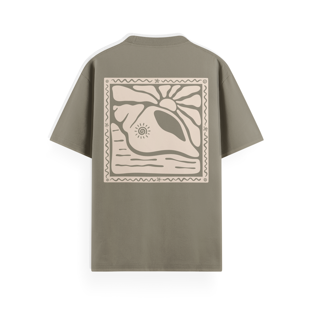 Sunny Seashell Basic T-Shirt