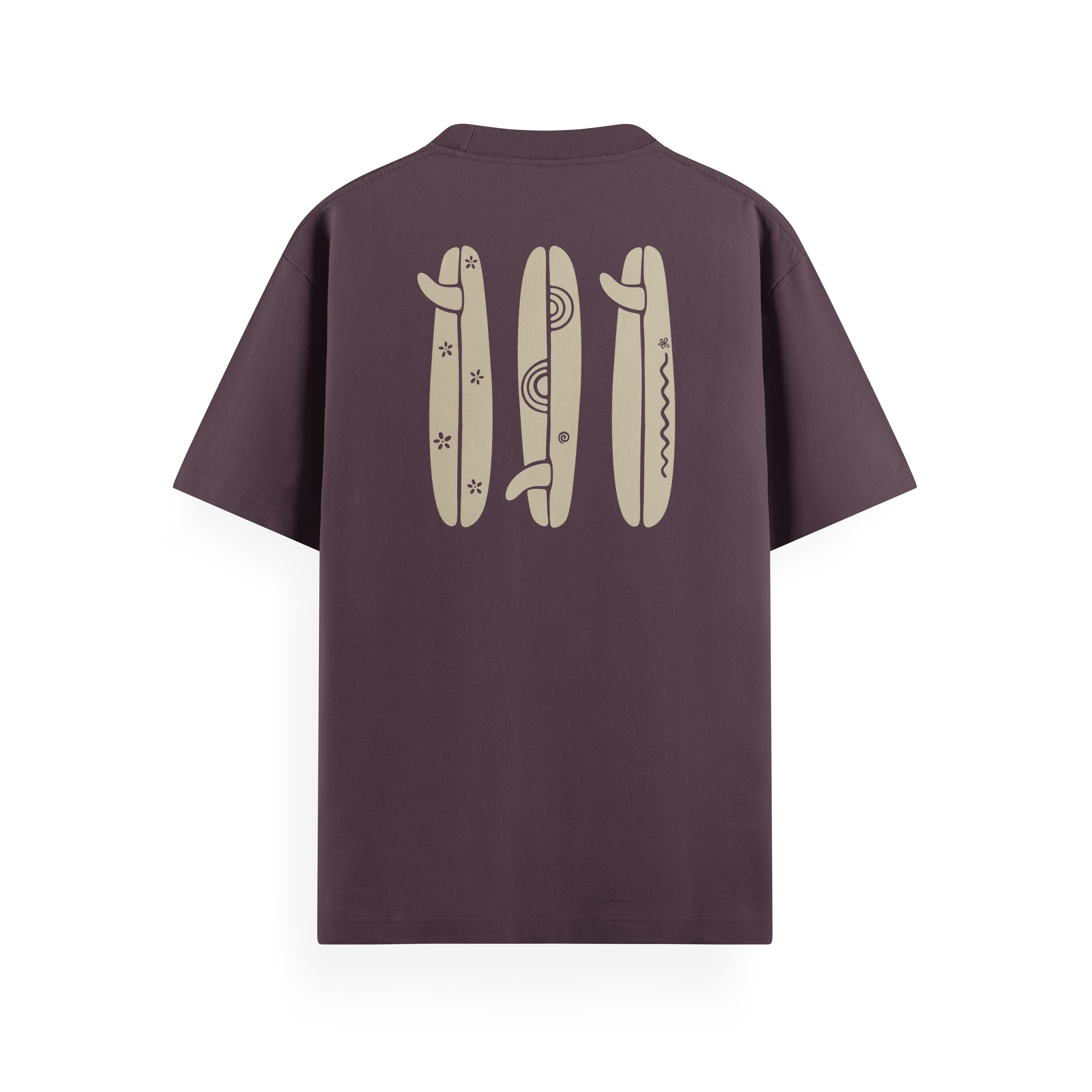 Boho Surfboard T-Shirt Basic