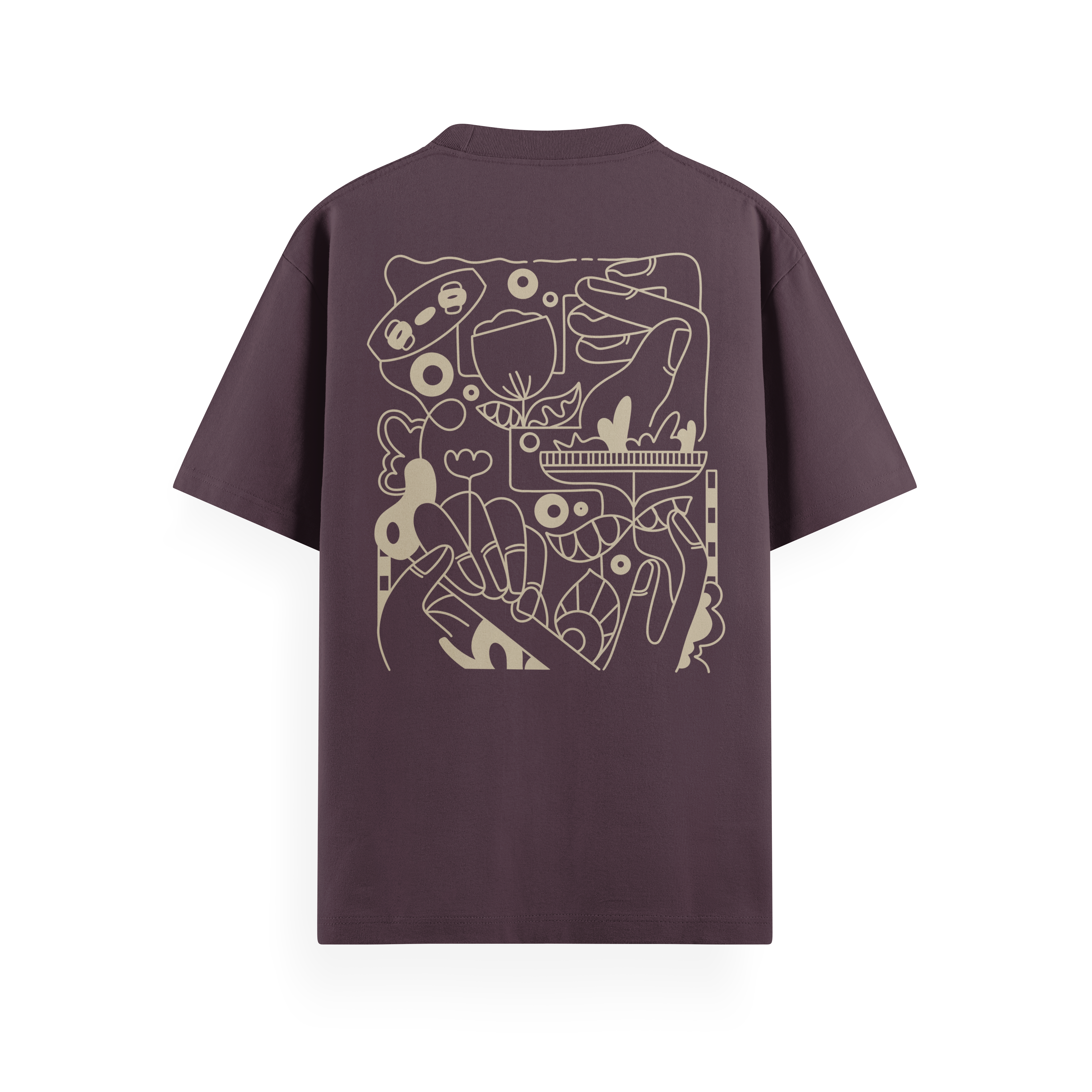 Kite Line Art T-Shirt Basic