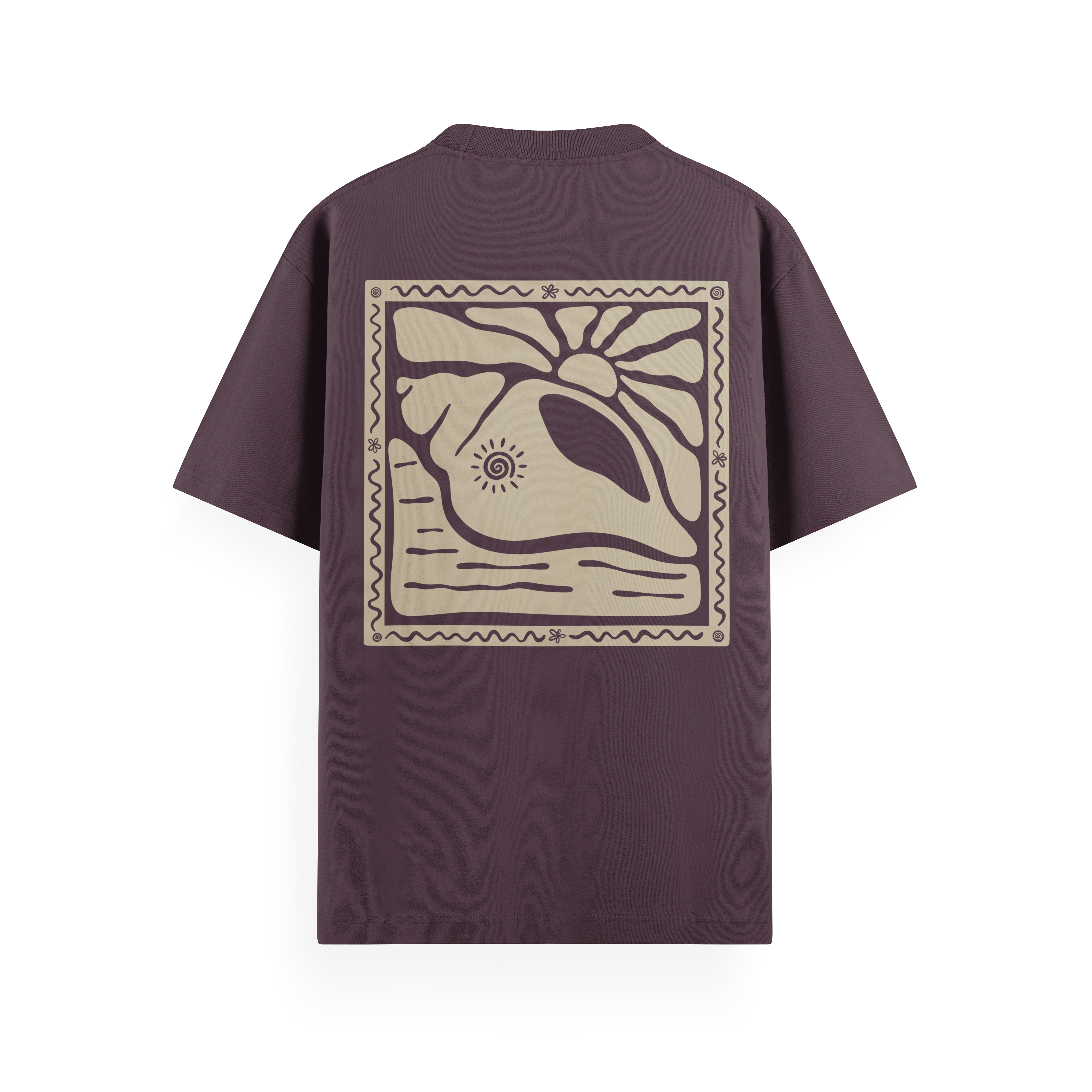 Sunny Seashell Basic T-Shirt
