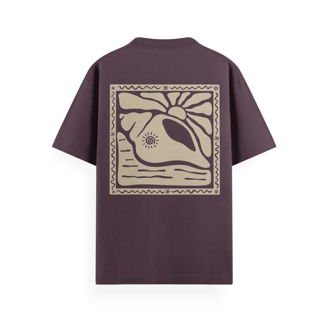 Sunny Seashell Basic T-Shirt