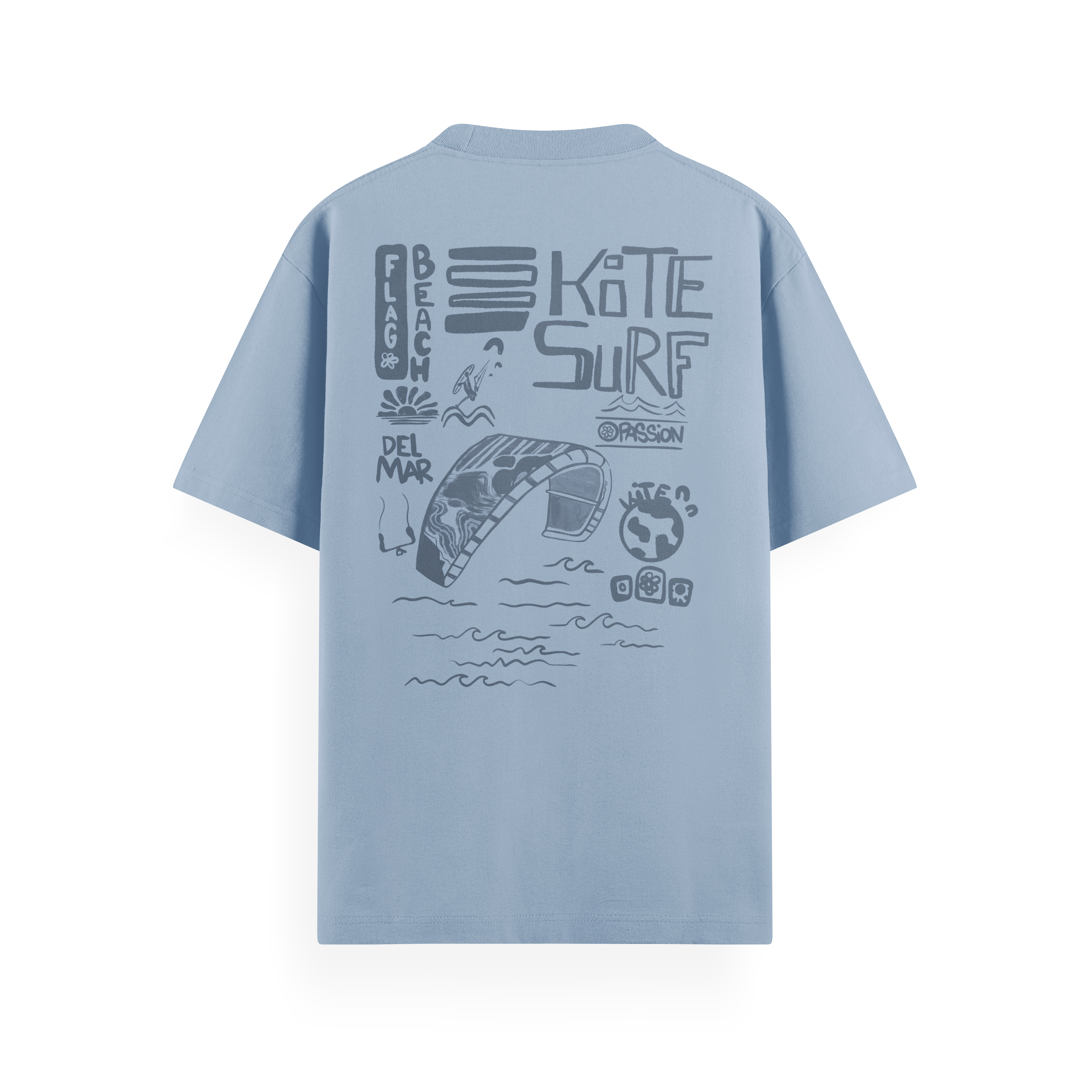 Flag Beach T-Shirt Basic