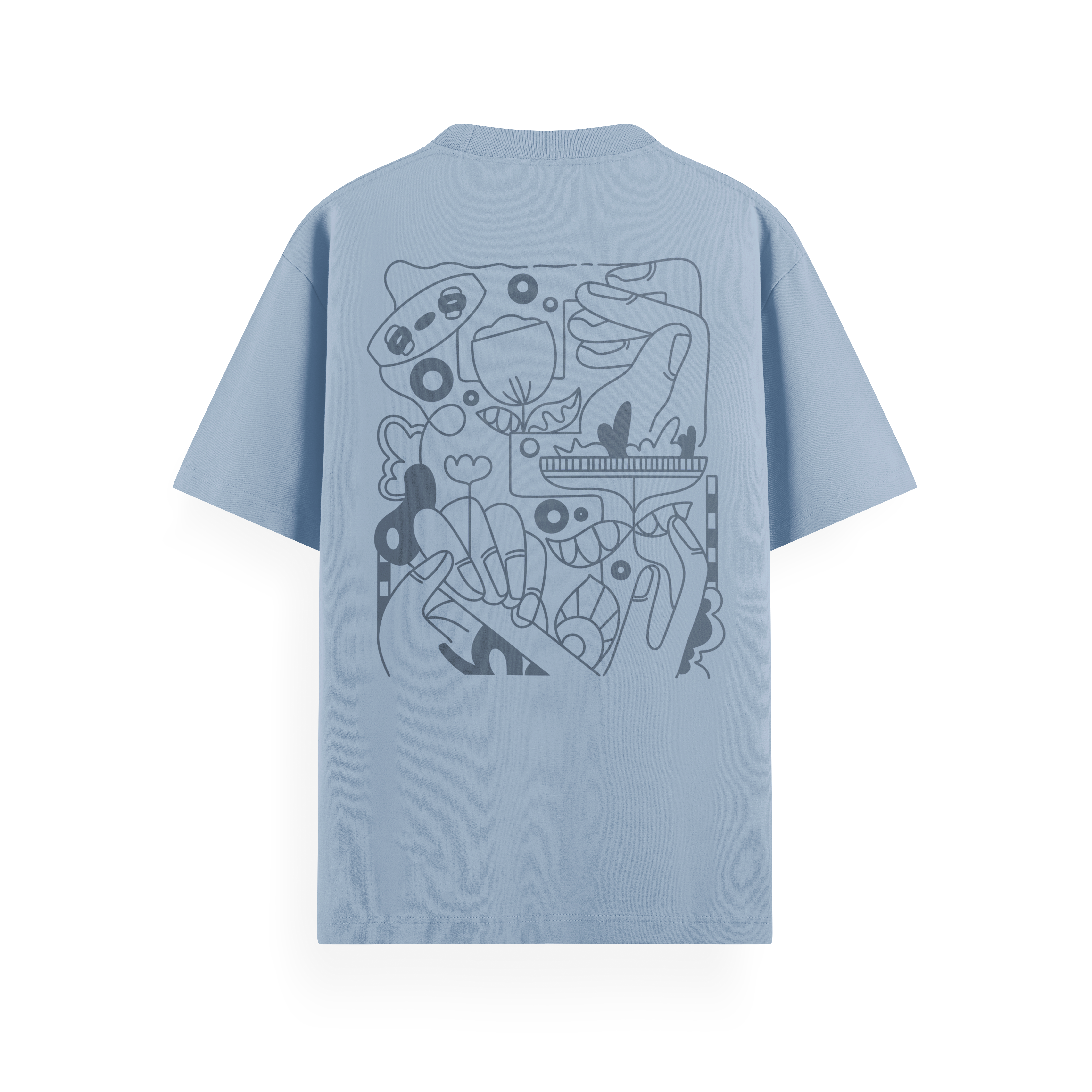 Kite Line Art T-Shirt Basic