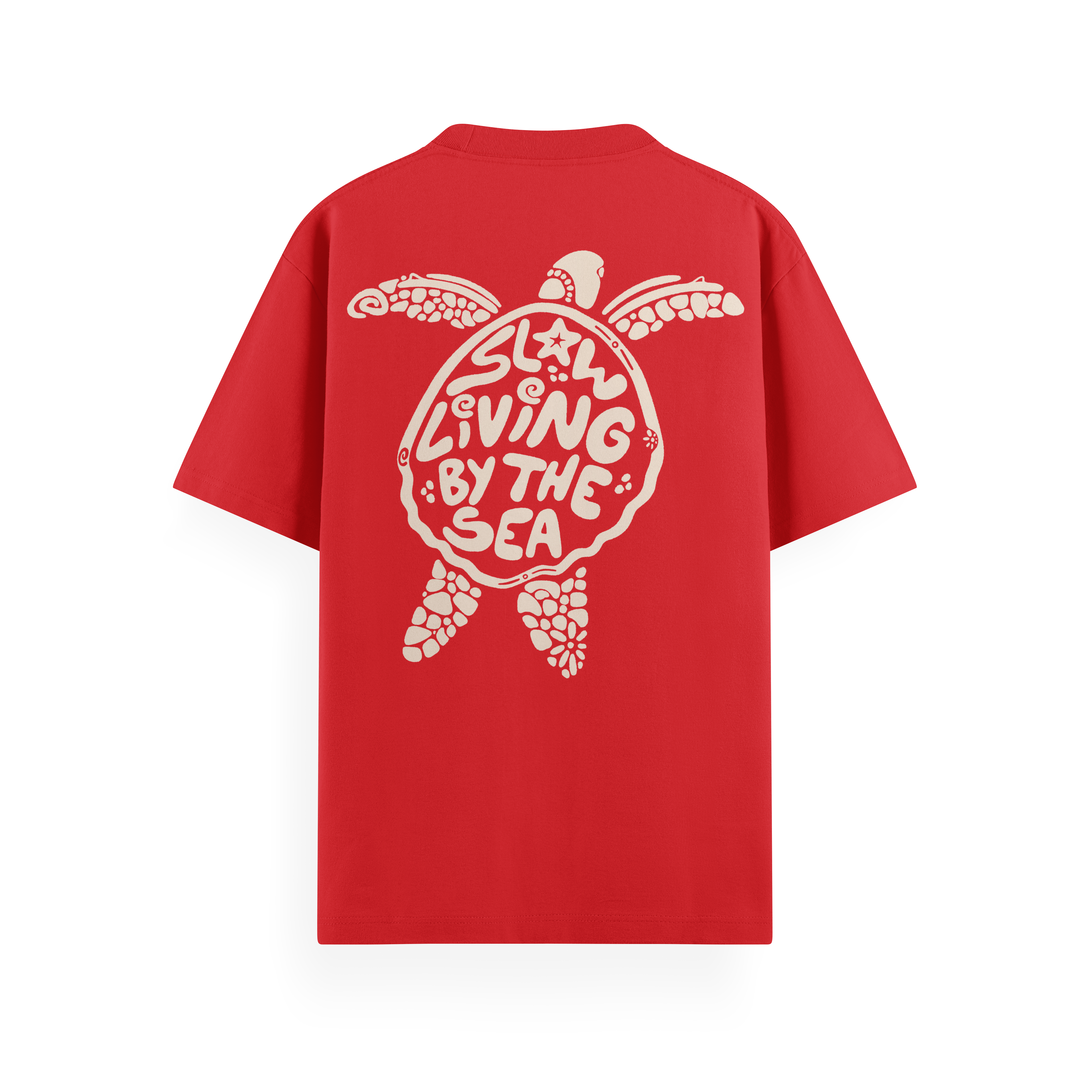 Slow Living By The Sea Basic T-Shirt