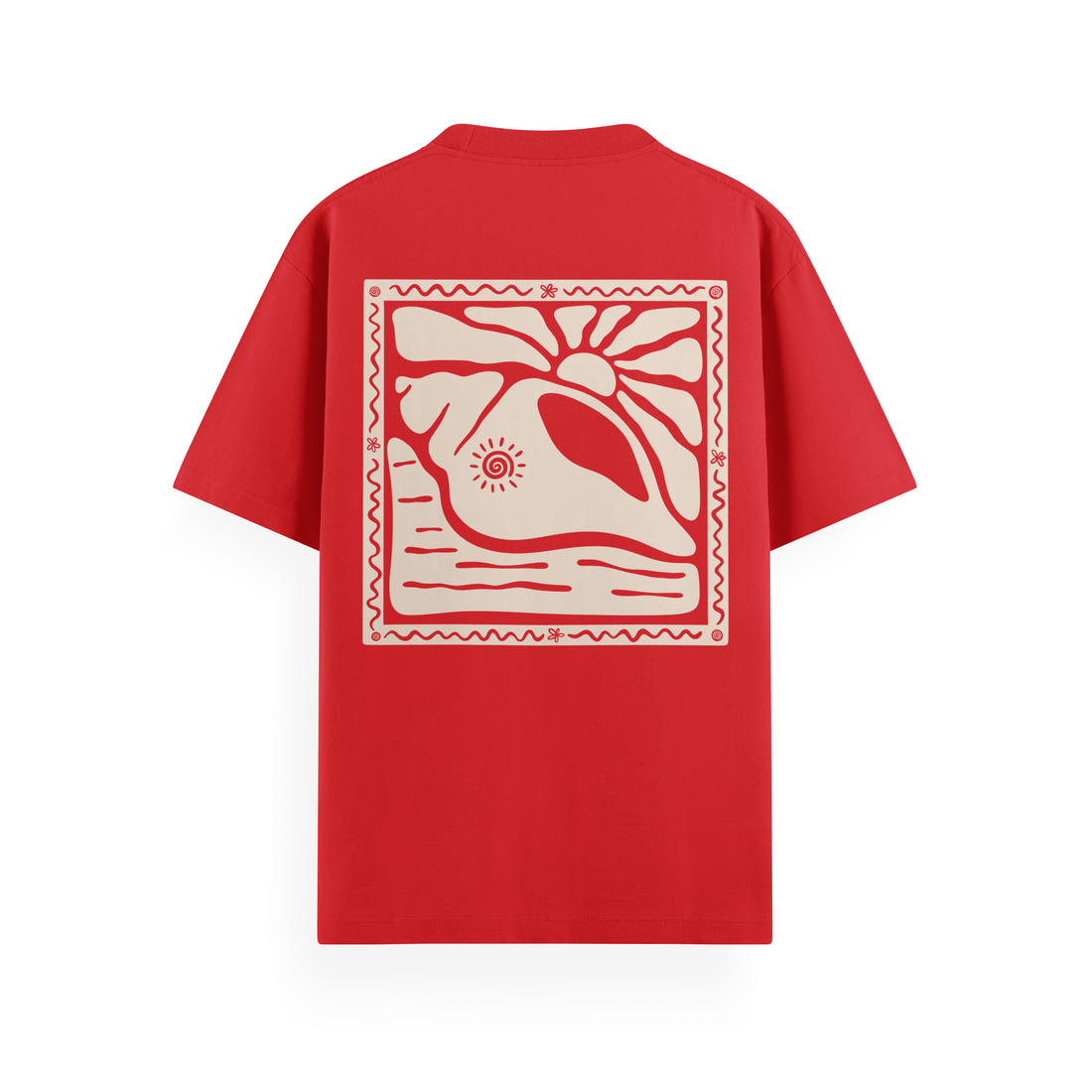 Sunny Seashell Basic T-Shirt