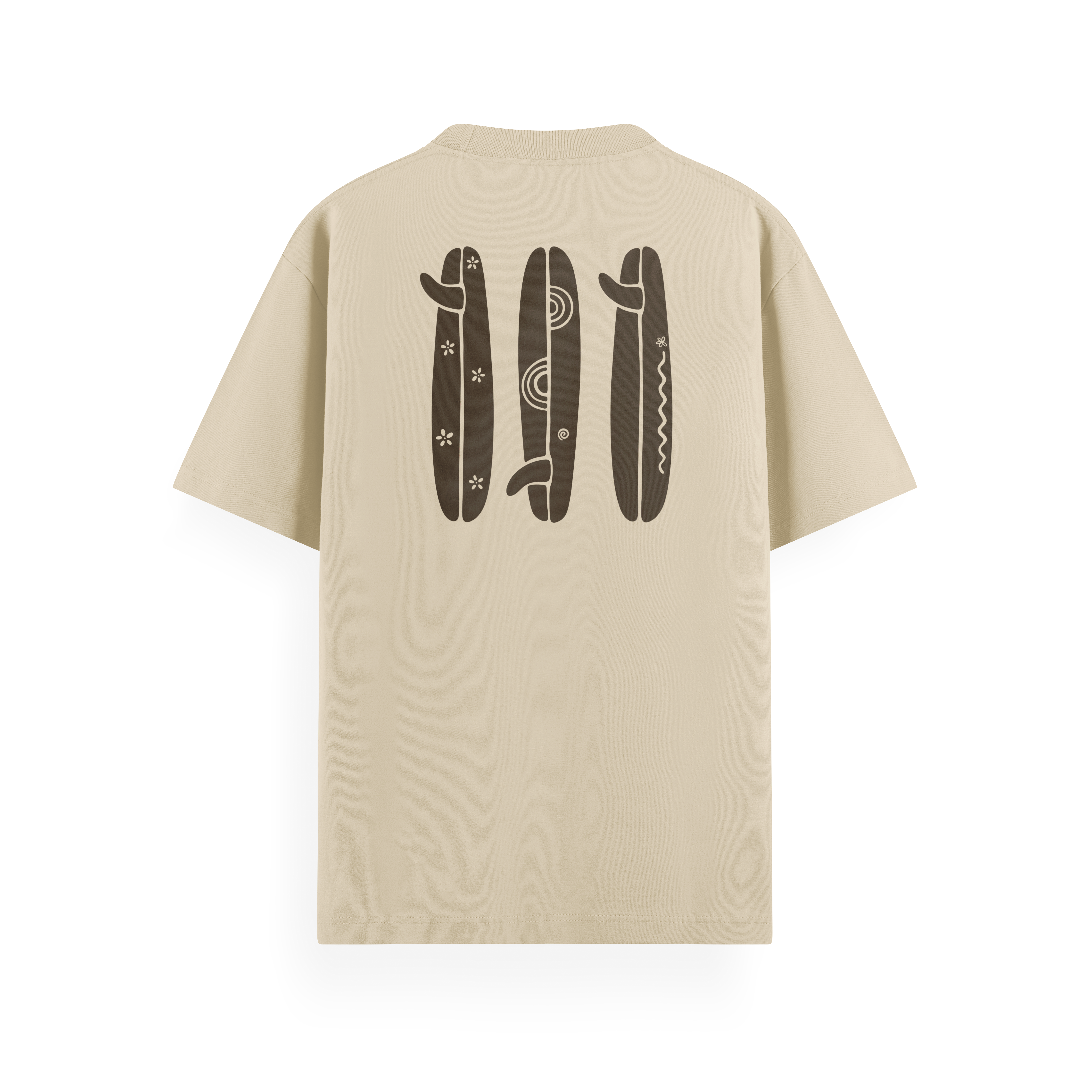 Boho Surfboard T-Shirt Basic