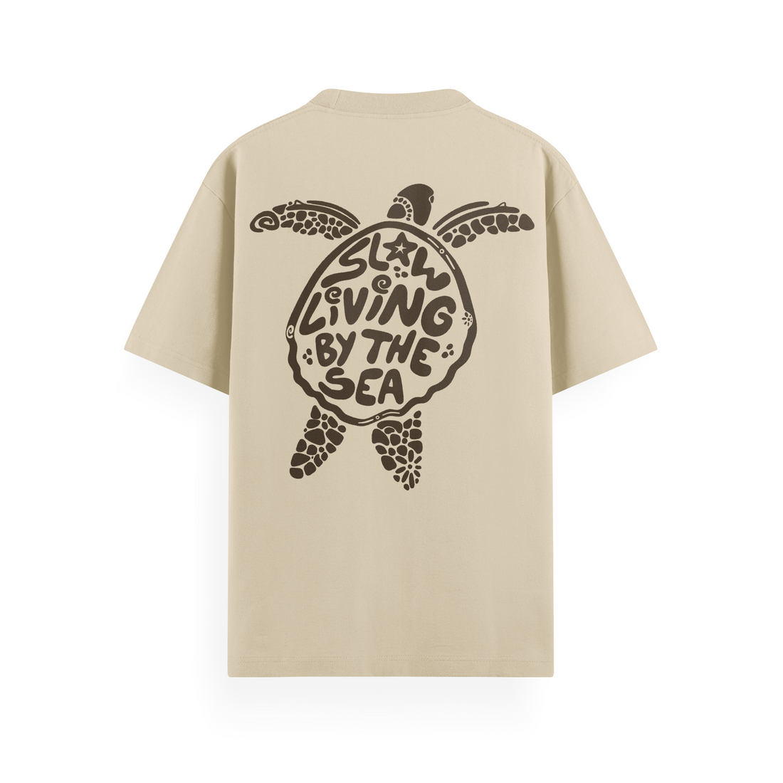 Slow Living By The Sea Basic T-Shirt