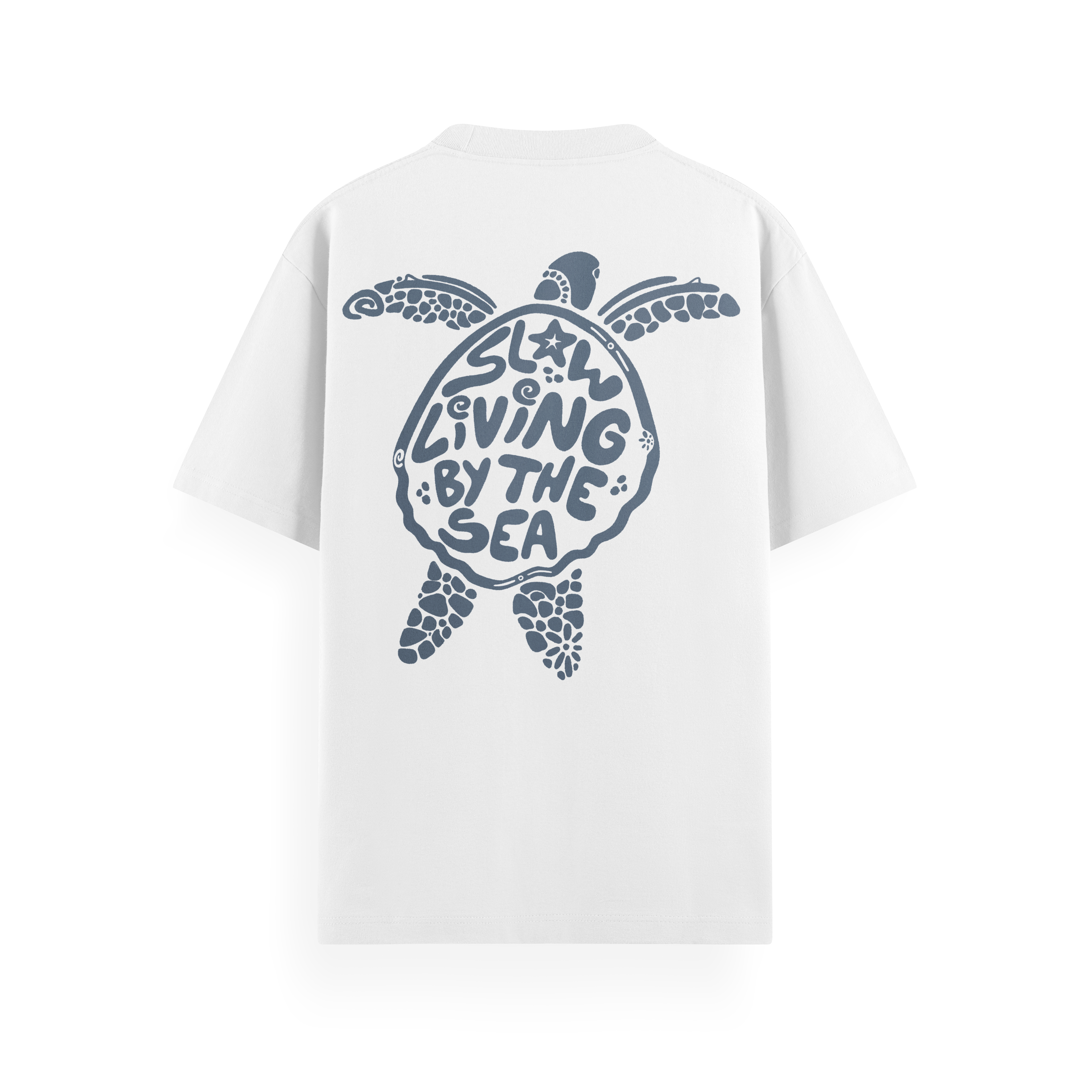 Slow Living By The Sea Basic T-Shirt
