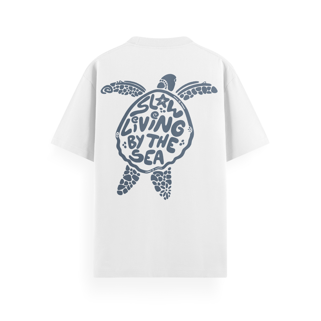 Slow Living By The Sea Basic T-Shirt