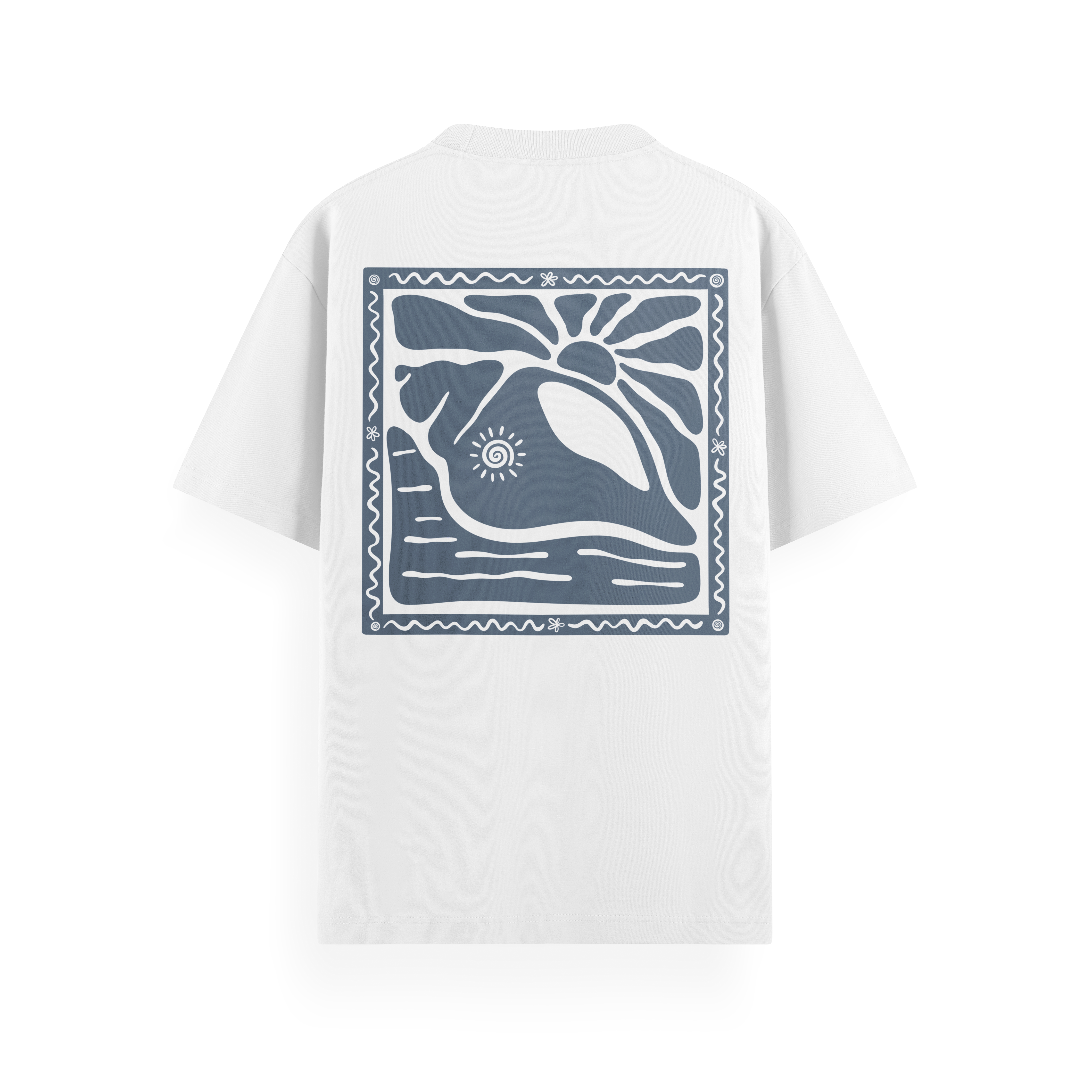 Sunny Seashell Basic T-Shirt