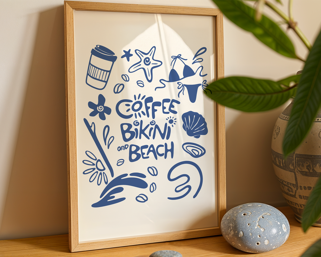 COFFEE BIKINI POSTER