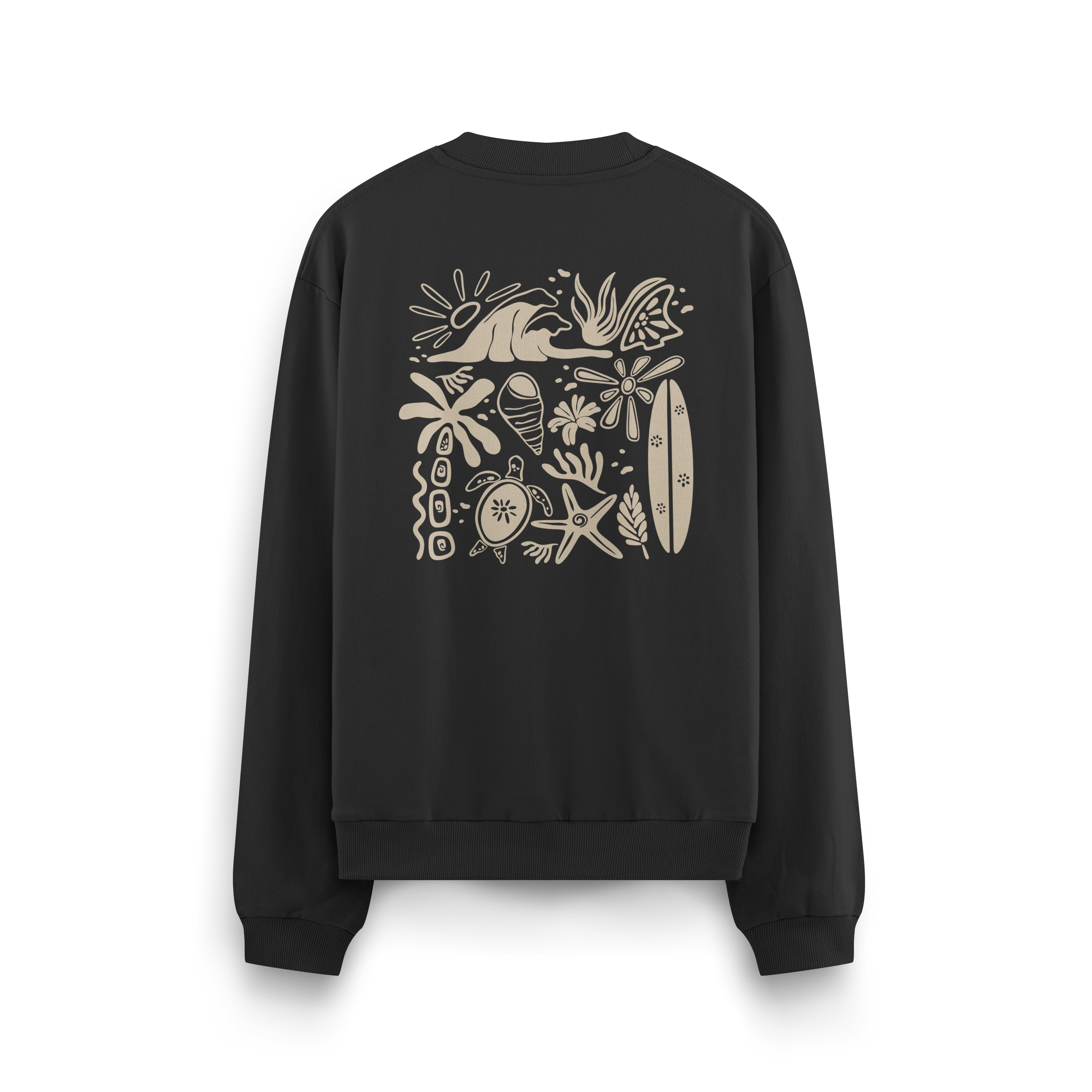 Beachy Vibes Crewneck Oversized