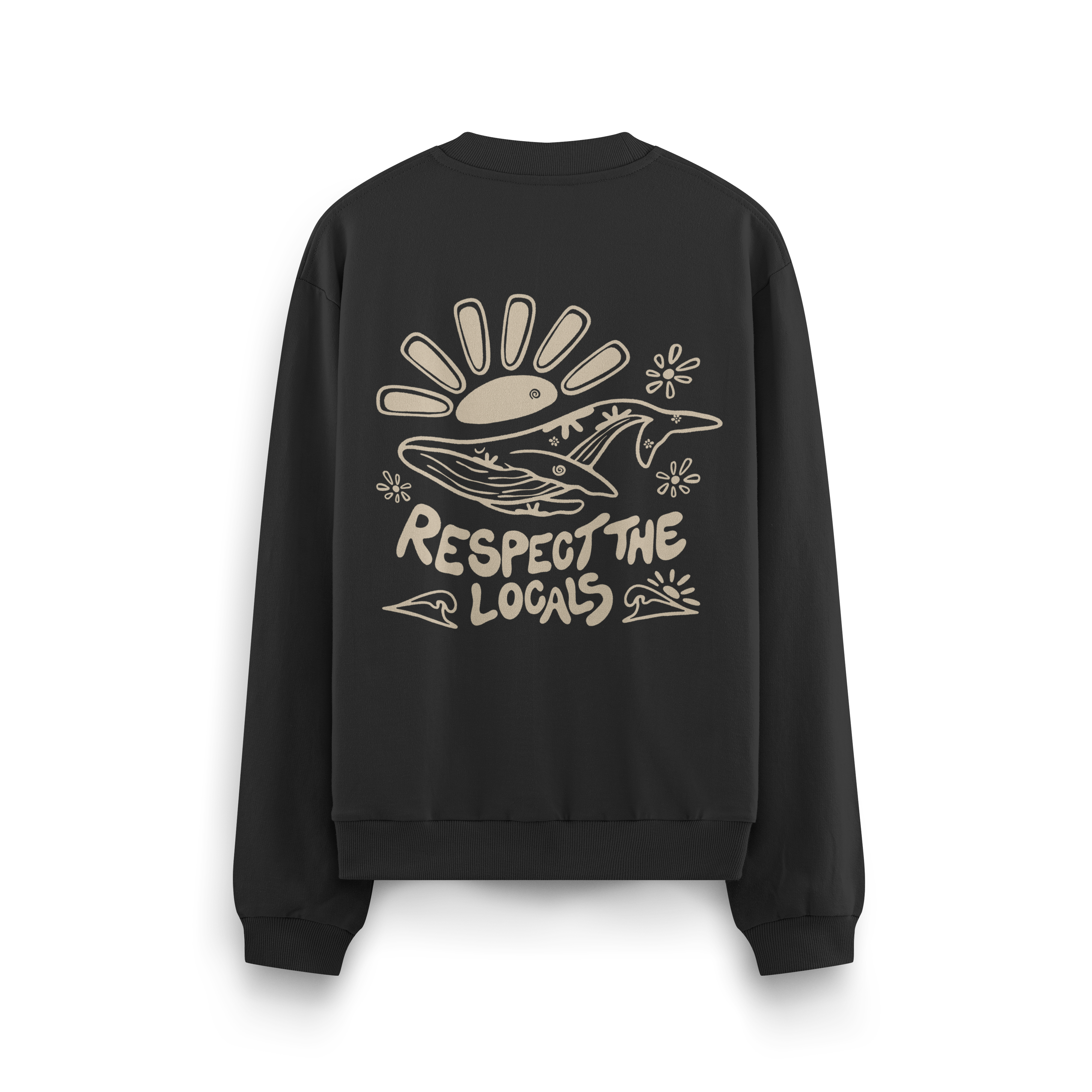 Respect The Locals Crewneck Oversized
