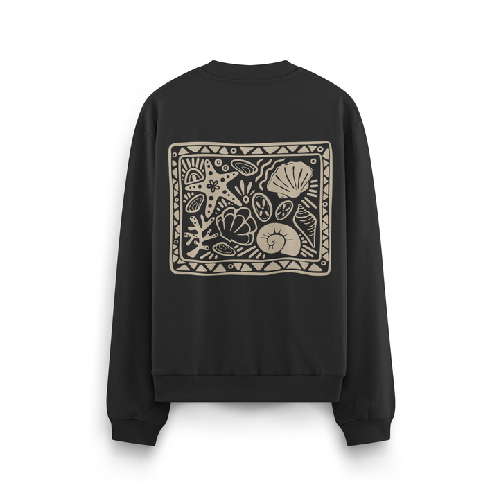 Seashell Party Crewneck Oversized