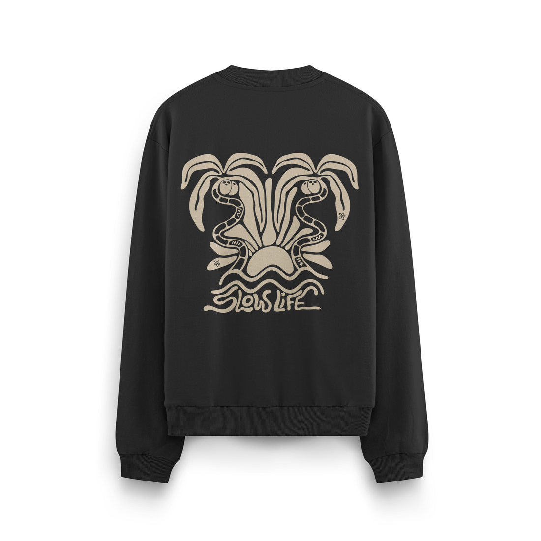 Slow Life Crewneck Oversized