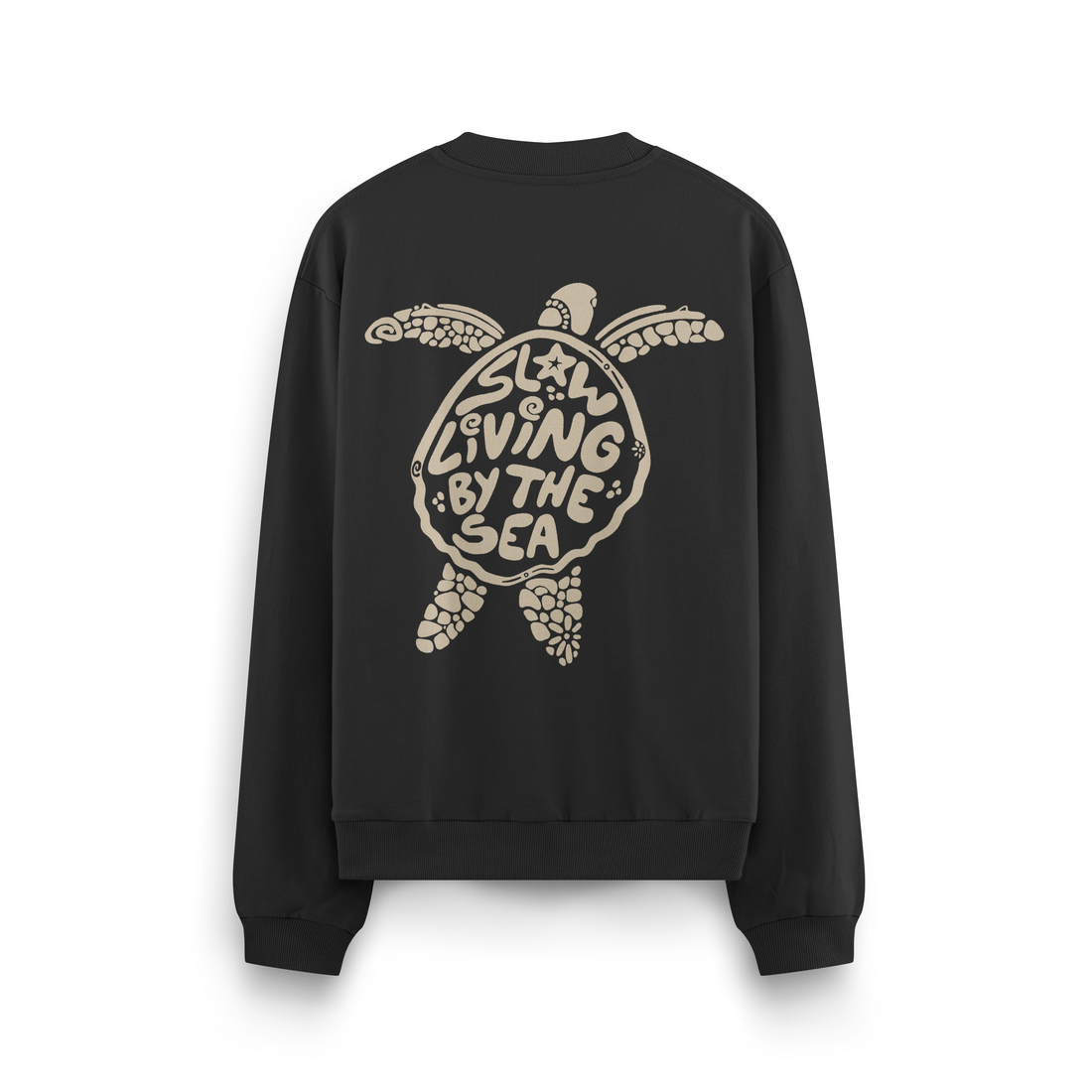 Slow Living By The Sea Crewneck Oversized