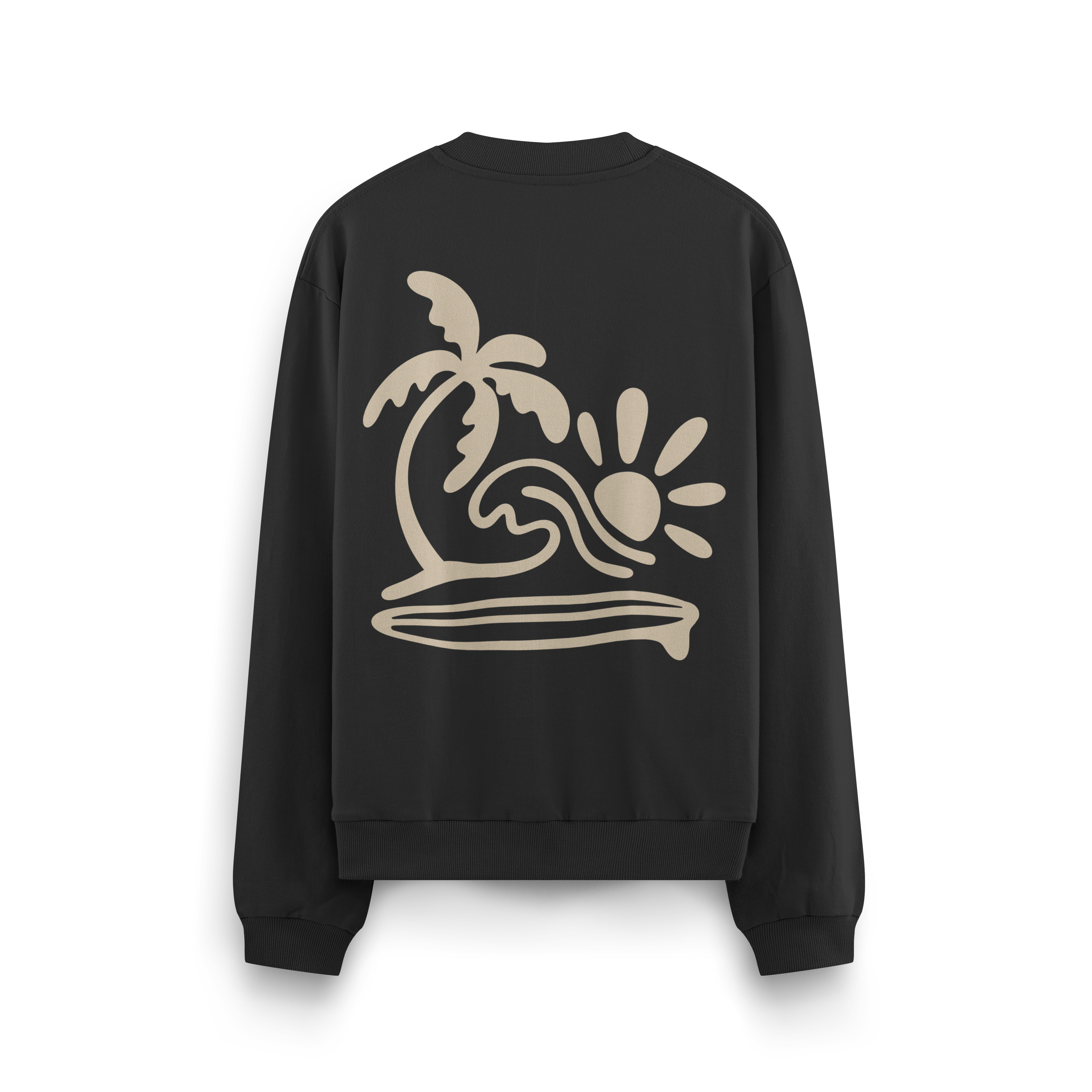 Surf Beach Crewneck Oversized