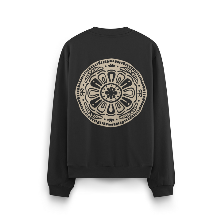 Surf Geometric Crewneck Oversized
