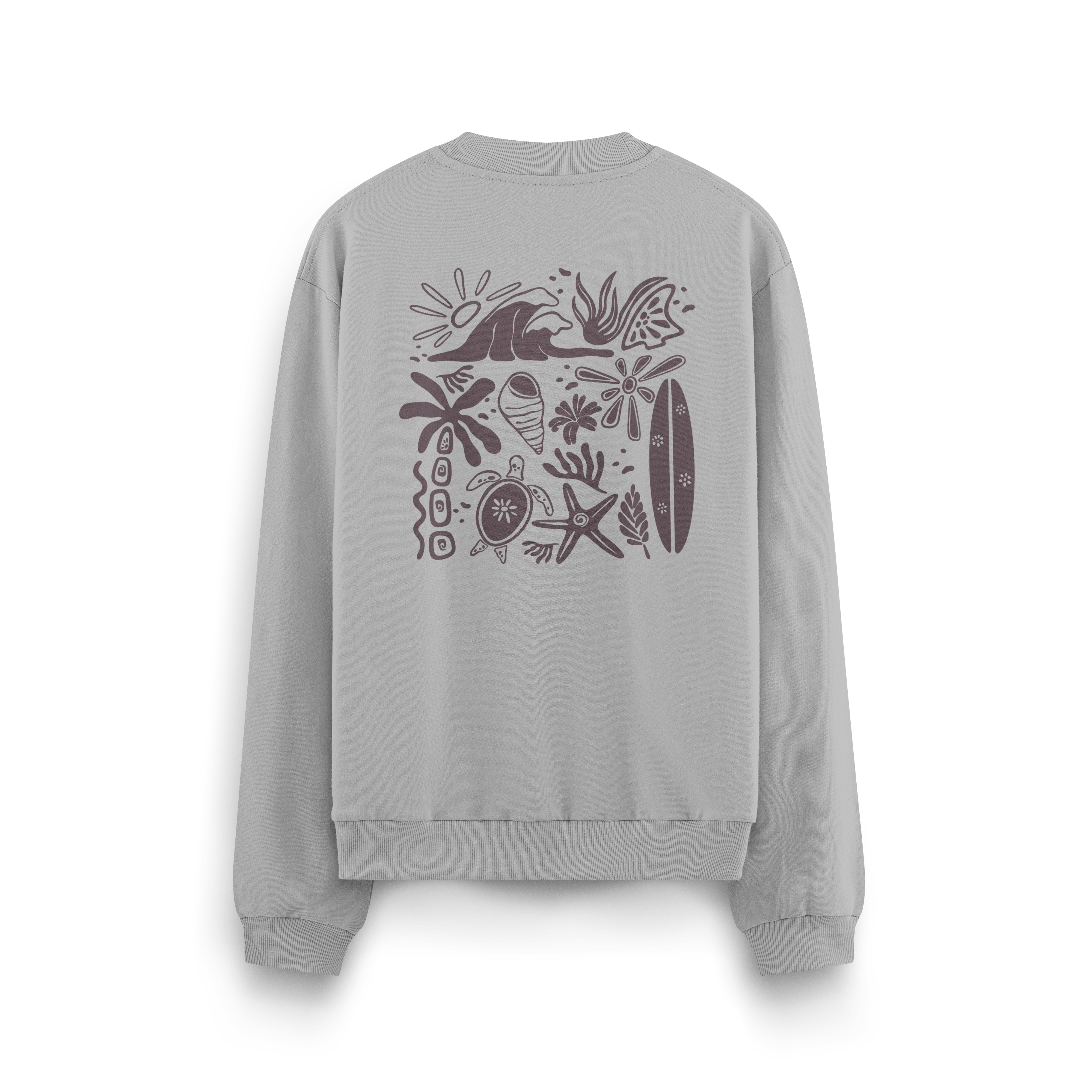Beachy Vibes Crewneck Oversized