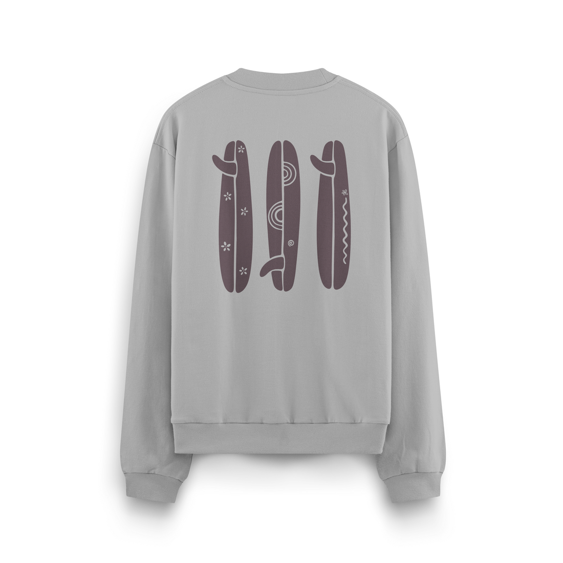 Boho Surfboard Crewneck Oversized
