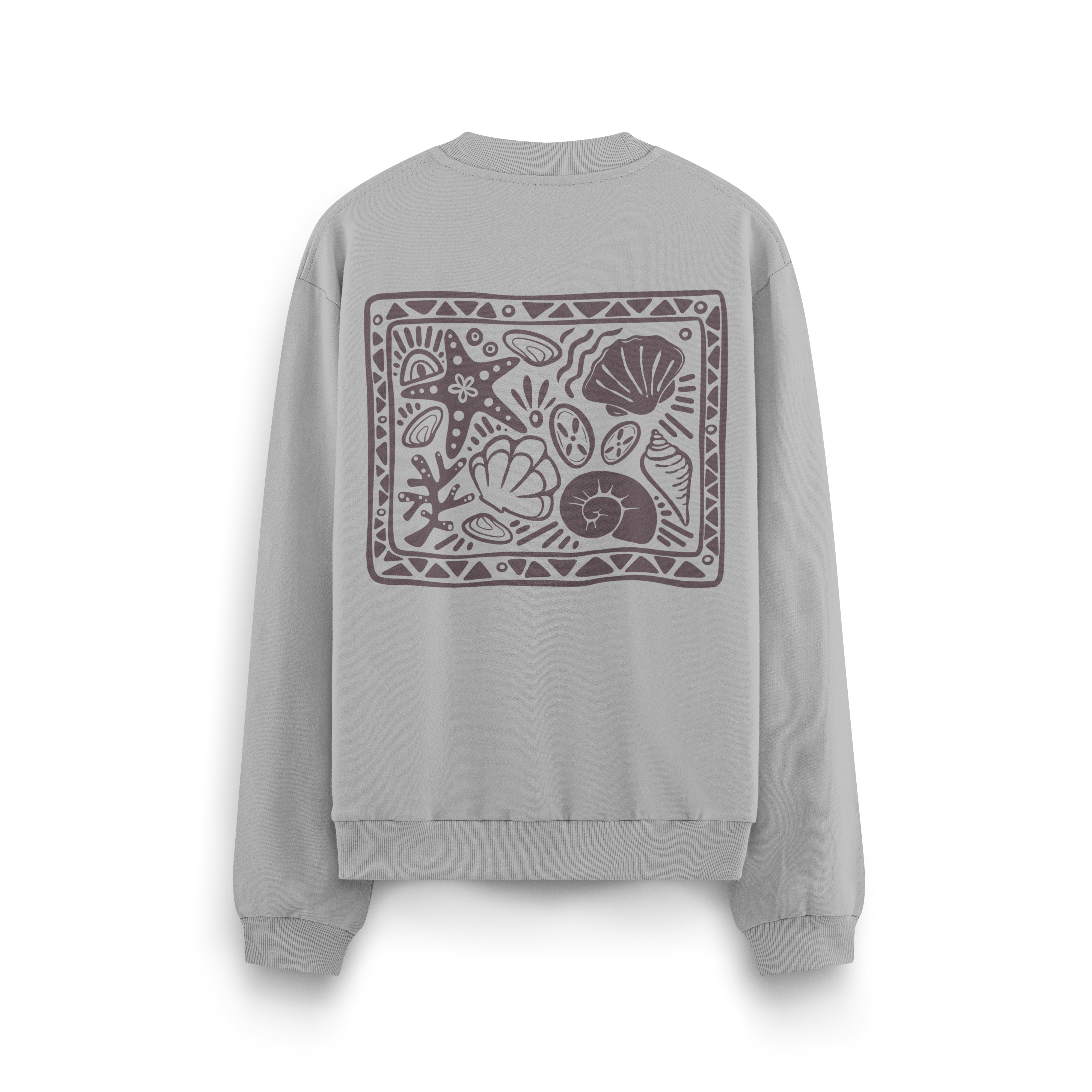 Seashell Party Crewneck Oversized