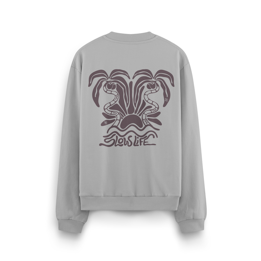 Slow Life Crewneck Oversized