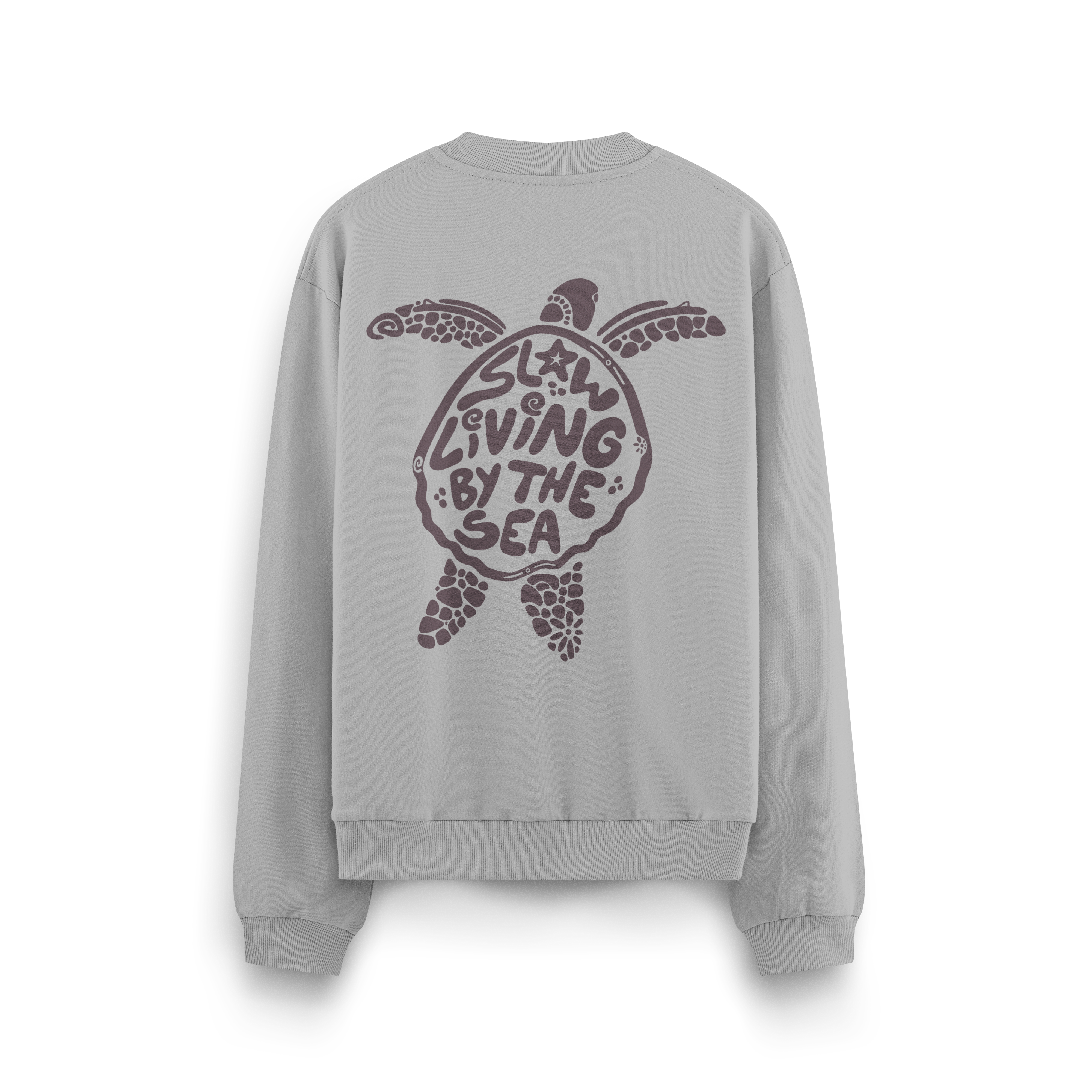 Slow Living By The Sea Crewneck Oversized