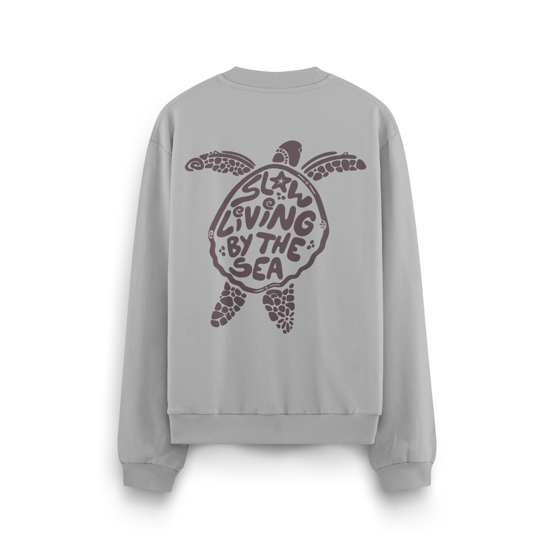 Slow Living By The Sea Crewneck Oversized