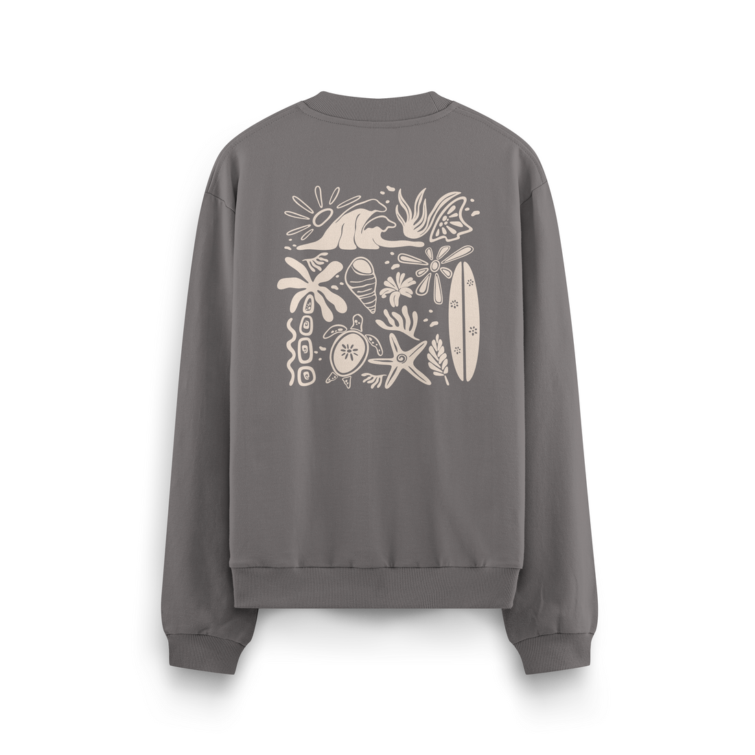 Beachy Vibes Crewneck Oversized