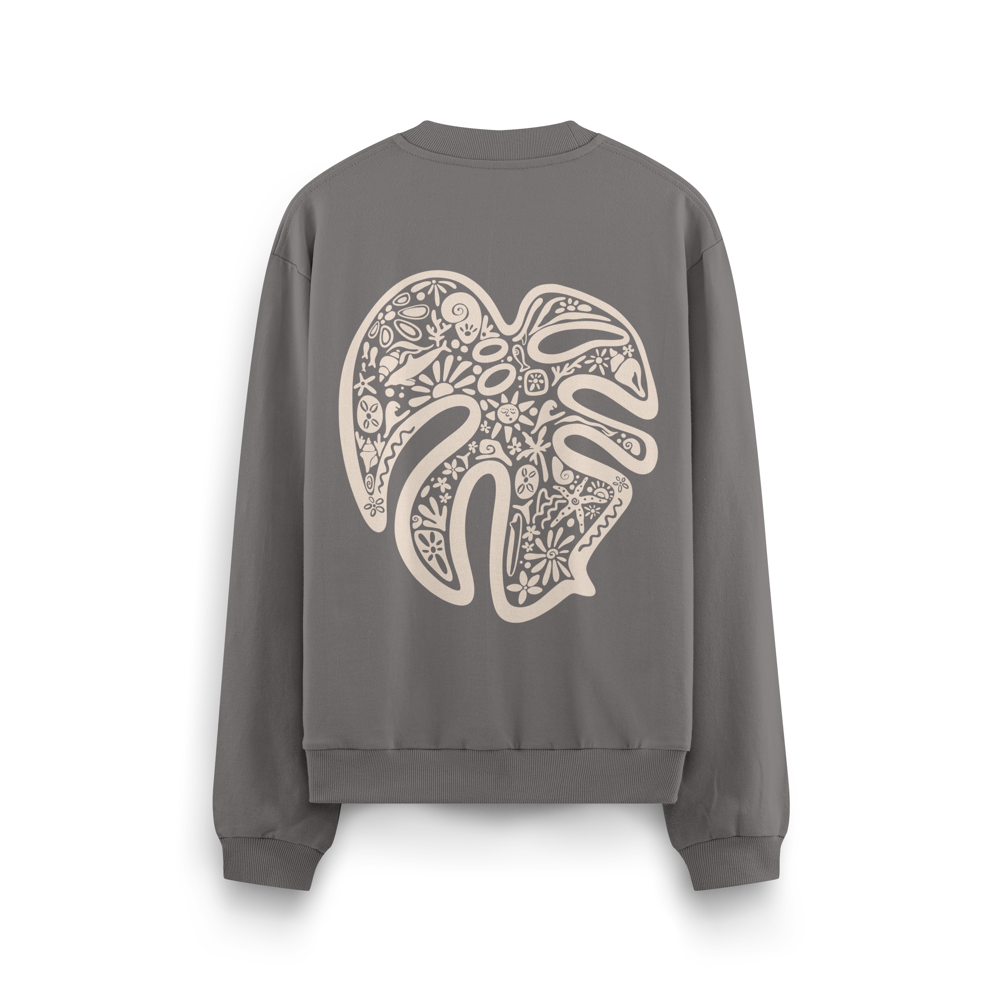 Monstera Crewneck Oversized