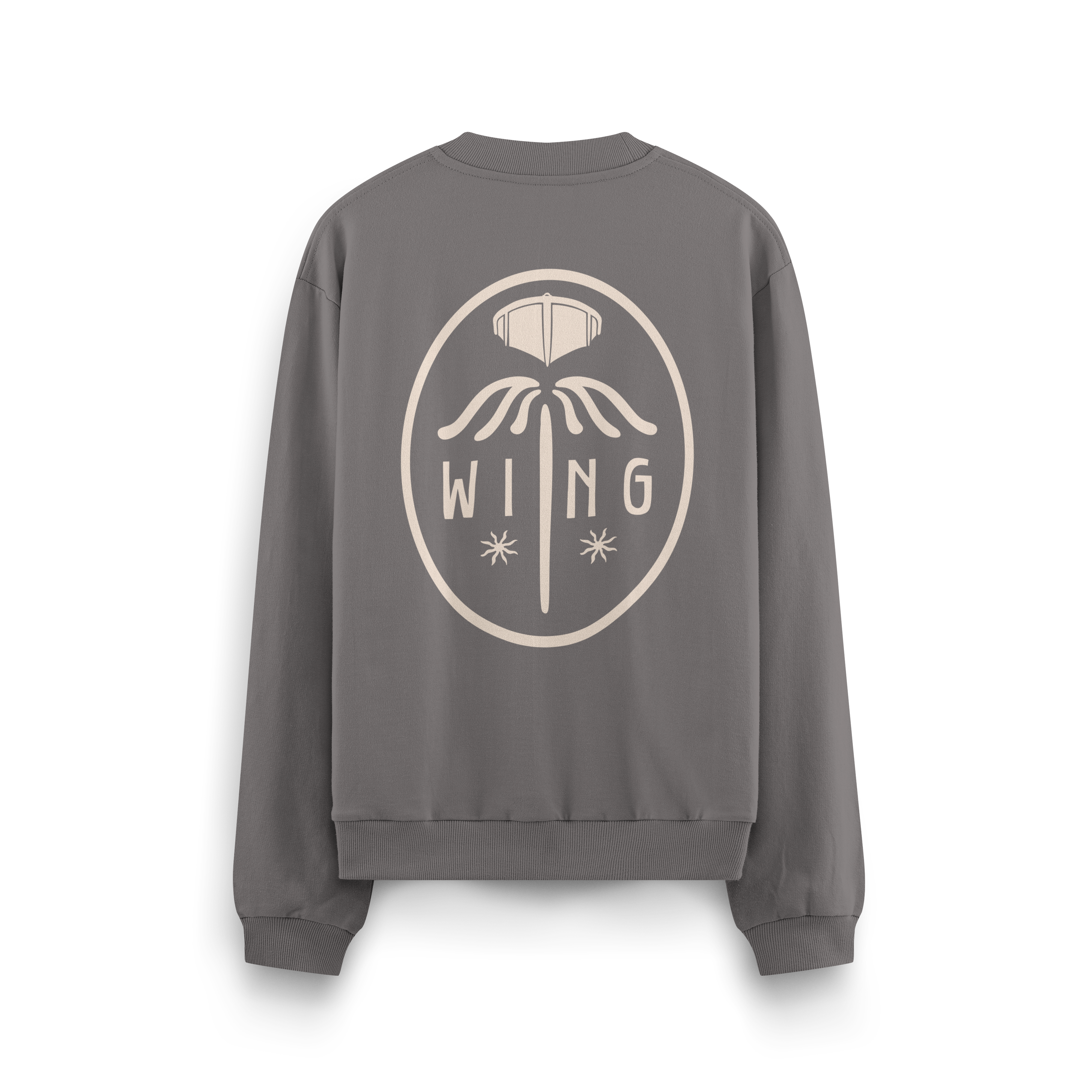 Oval Wing Crewneck Oversized
