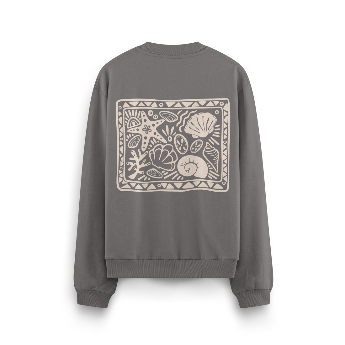 Seashell Party Crewneck Oversized