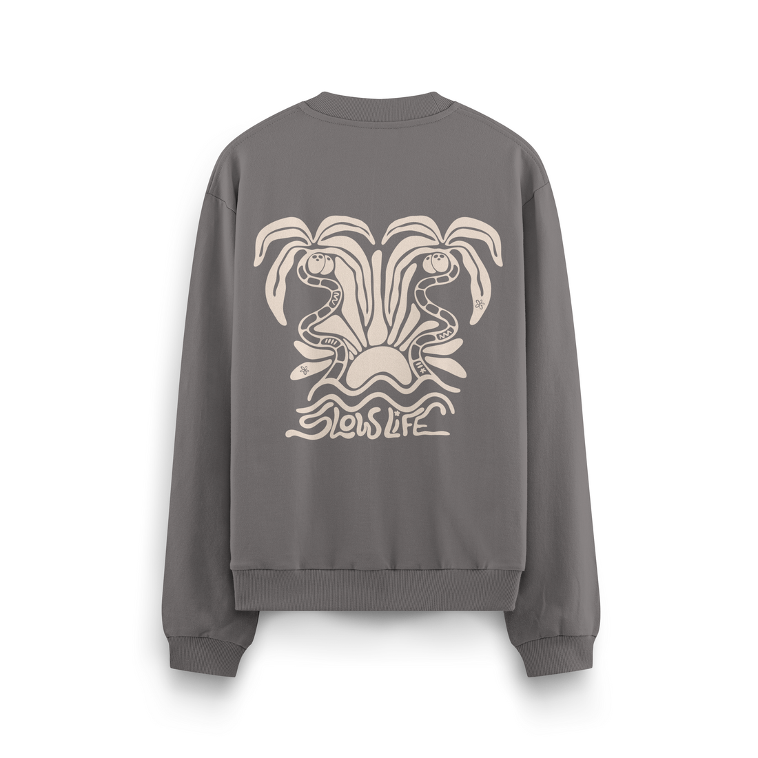 Slow Life Crewneck Oversized