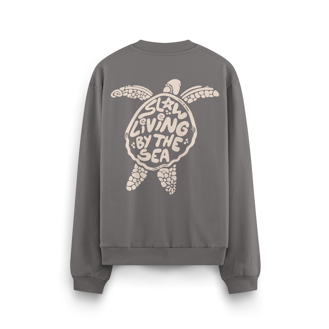 Slow Living By The Sea Crewneck Oversized